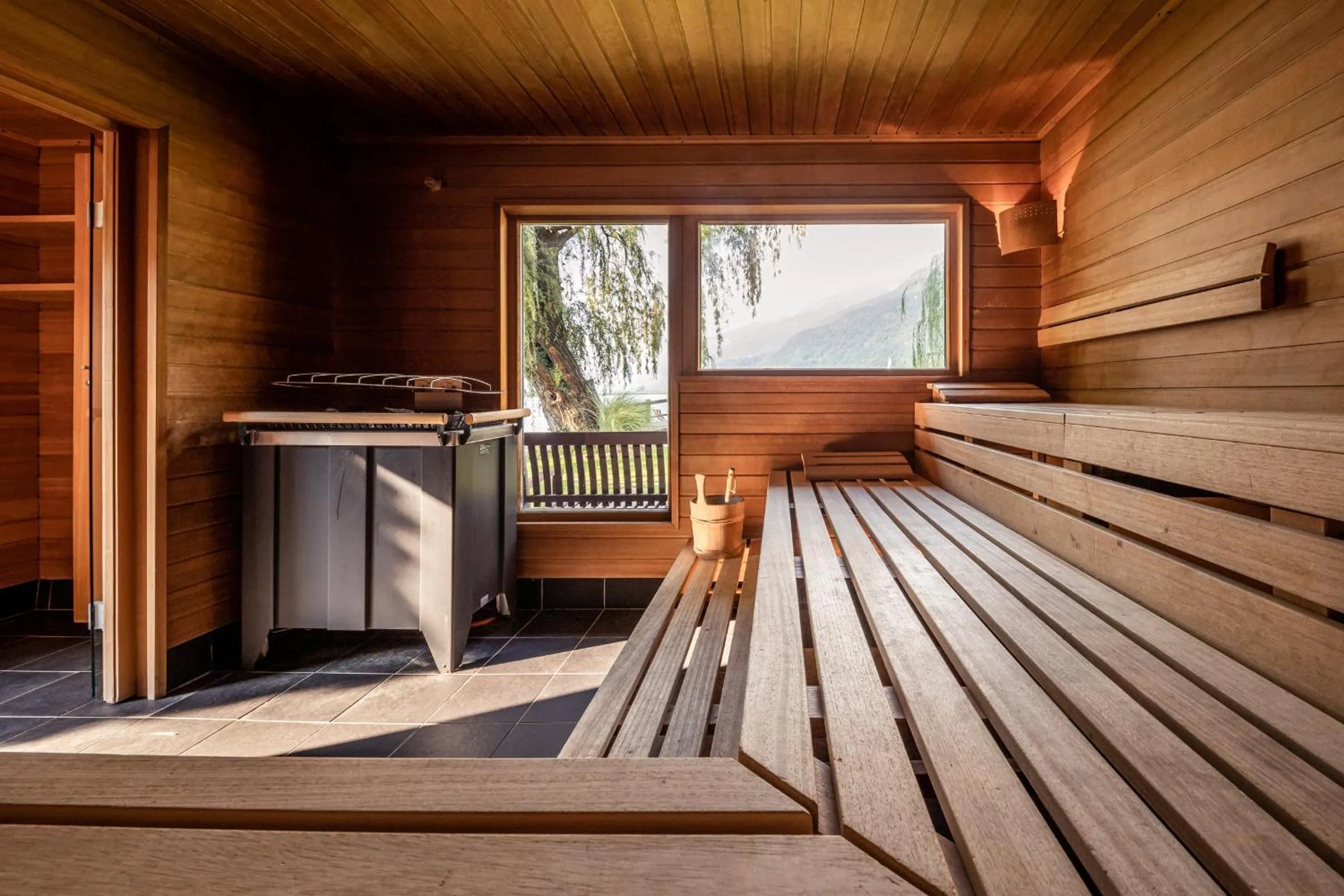 Sauna in Parc Hotel Am See