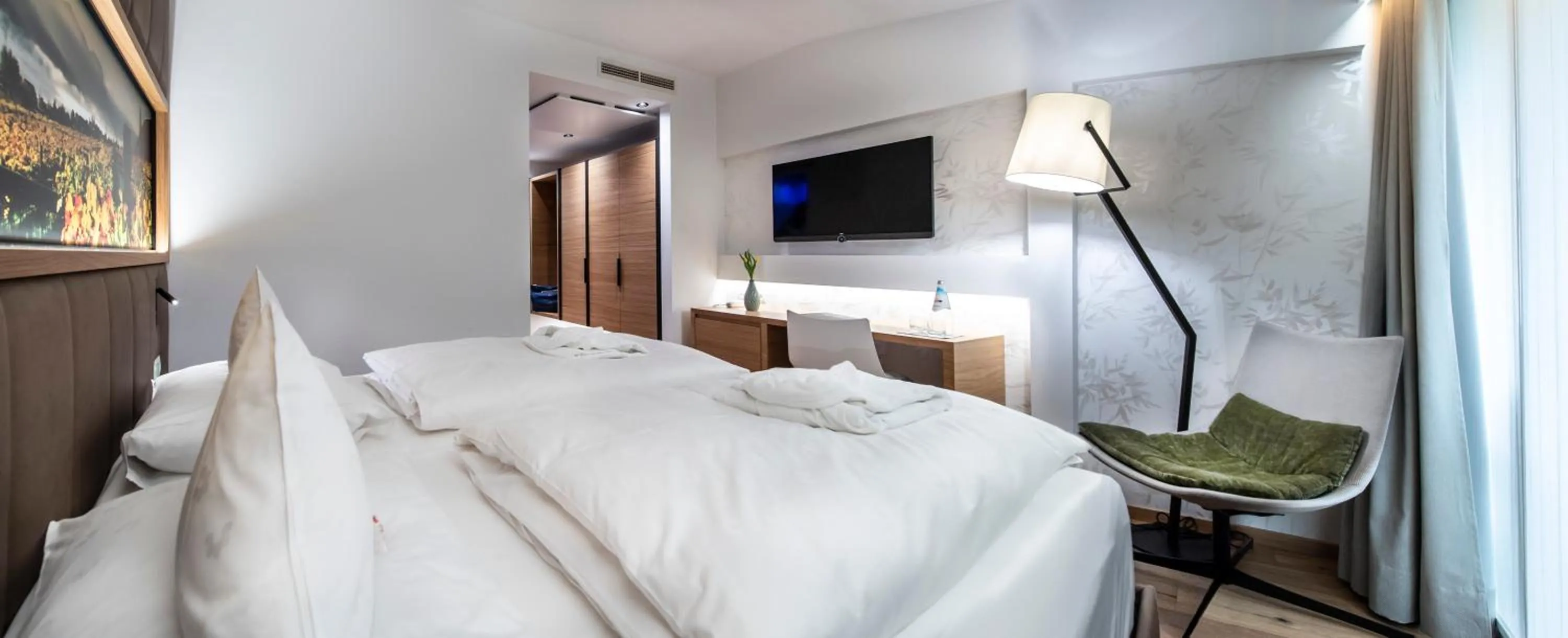 Decorative detail, Bed in Parc Hotel Am See