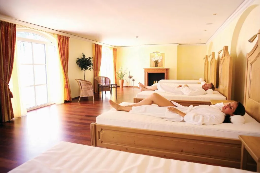 Sauna, Bed in Hotel Friesacher