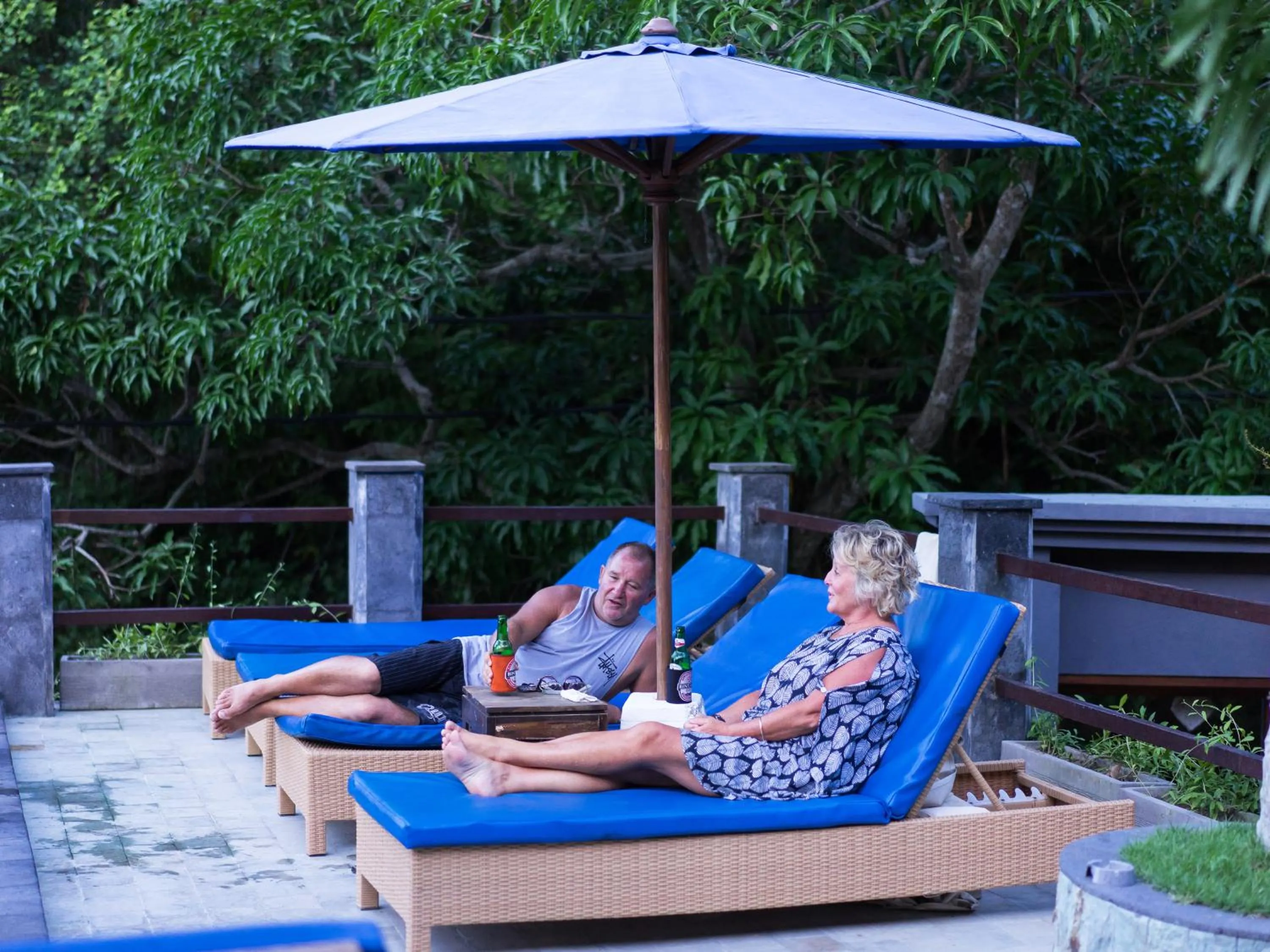 group of guests in Song Lambung Beach Huts