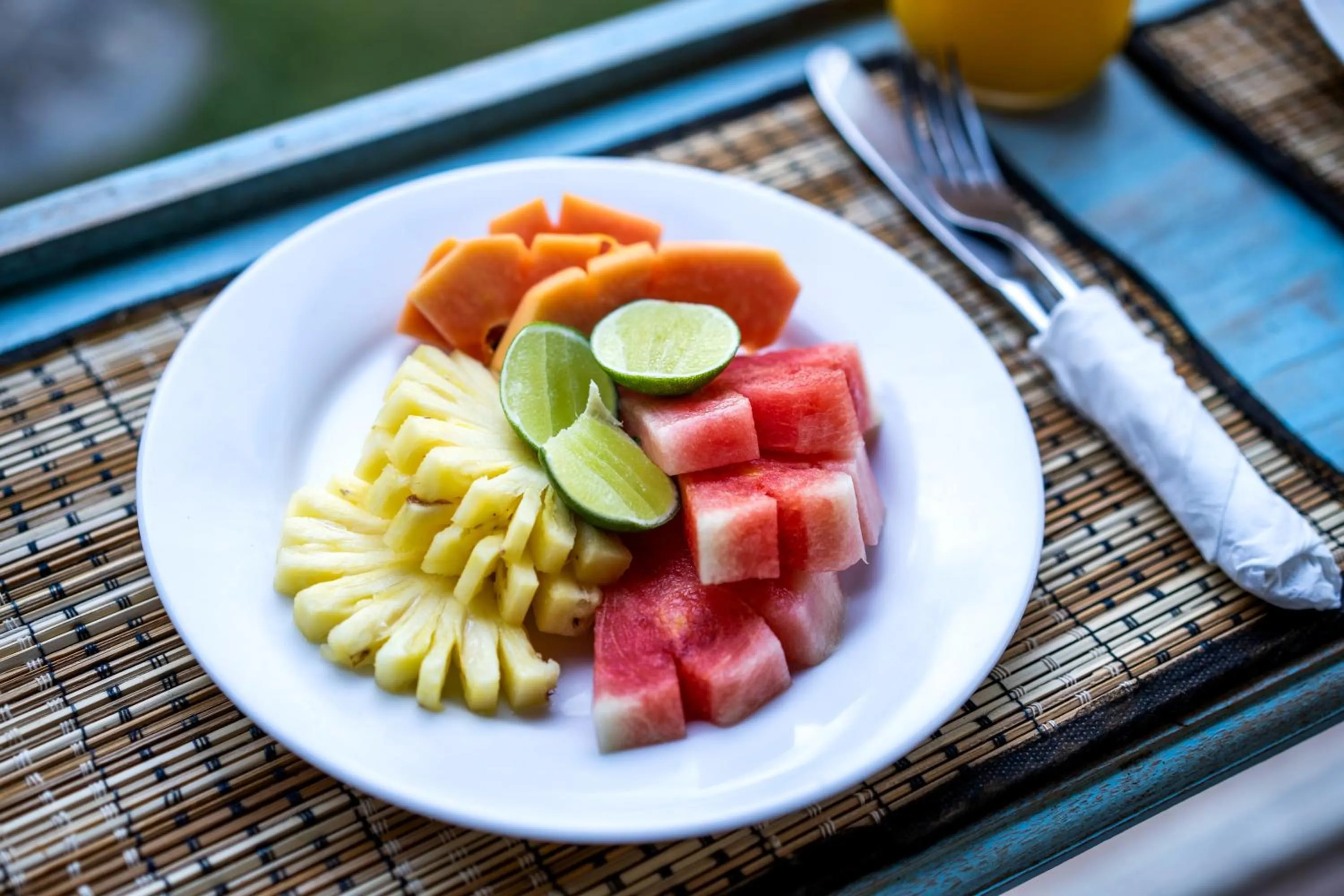 Asian breakfast in Song Lambung Beach Huts