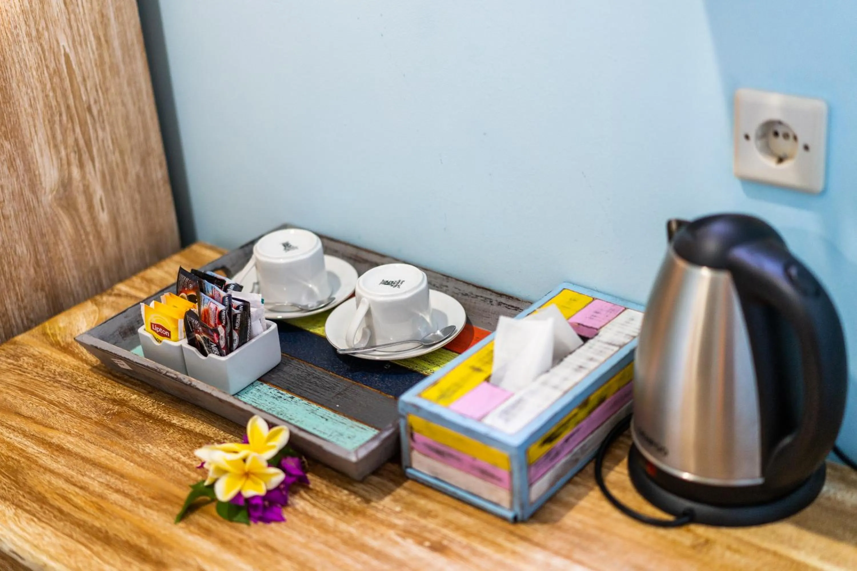 Coffee/tea facilities in Song Lambung Beach Huts