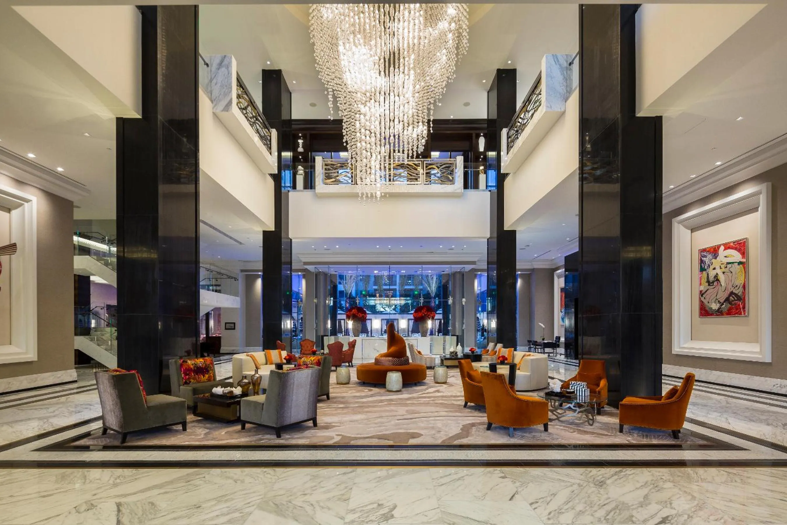 Lobby or reception in The Post Oak Hotel at Uptown Houston