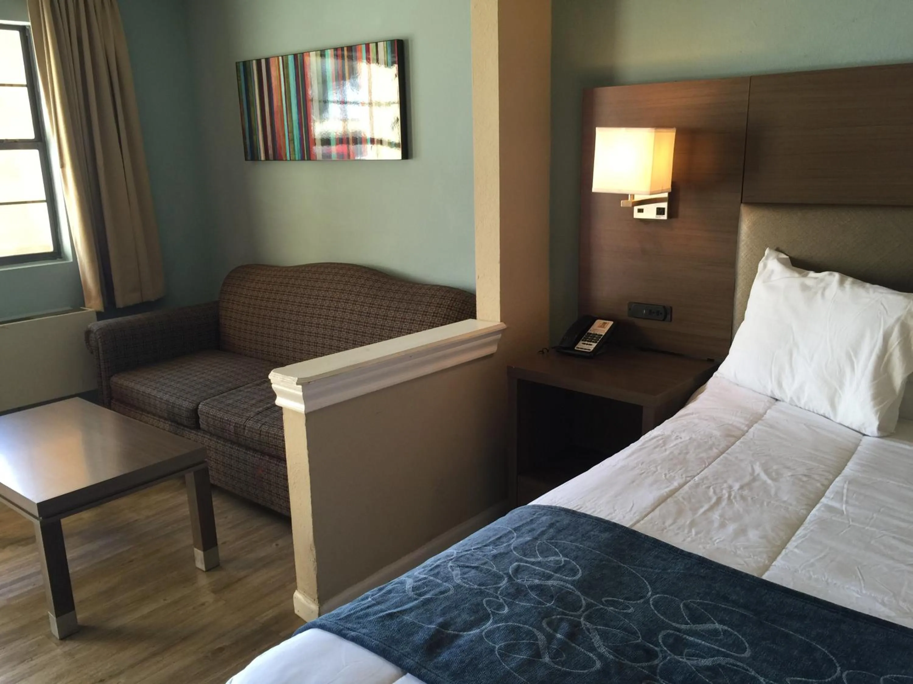 Seating area, Bed in Inn of the Conchos