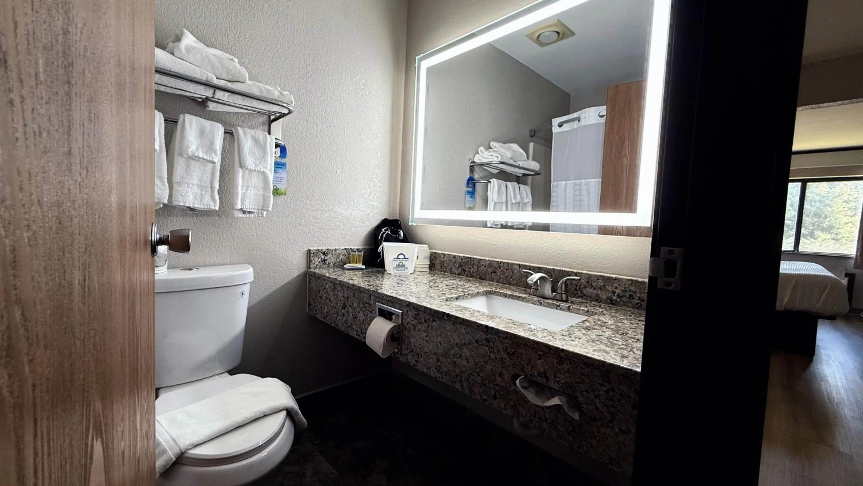Bathroom in Days Inn by Wyndham Mankato