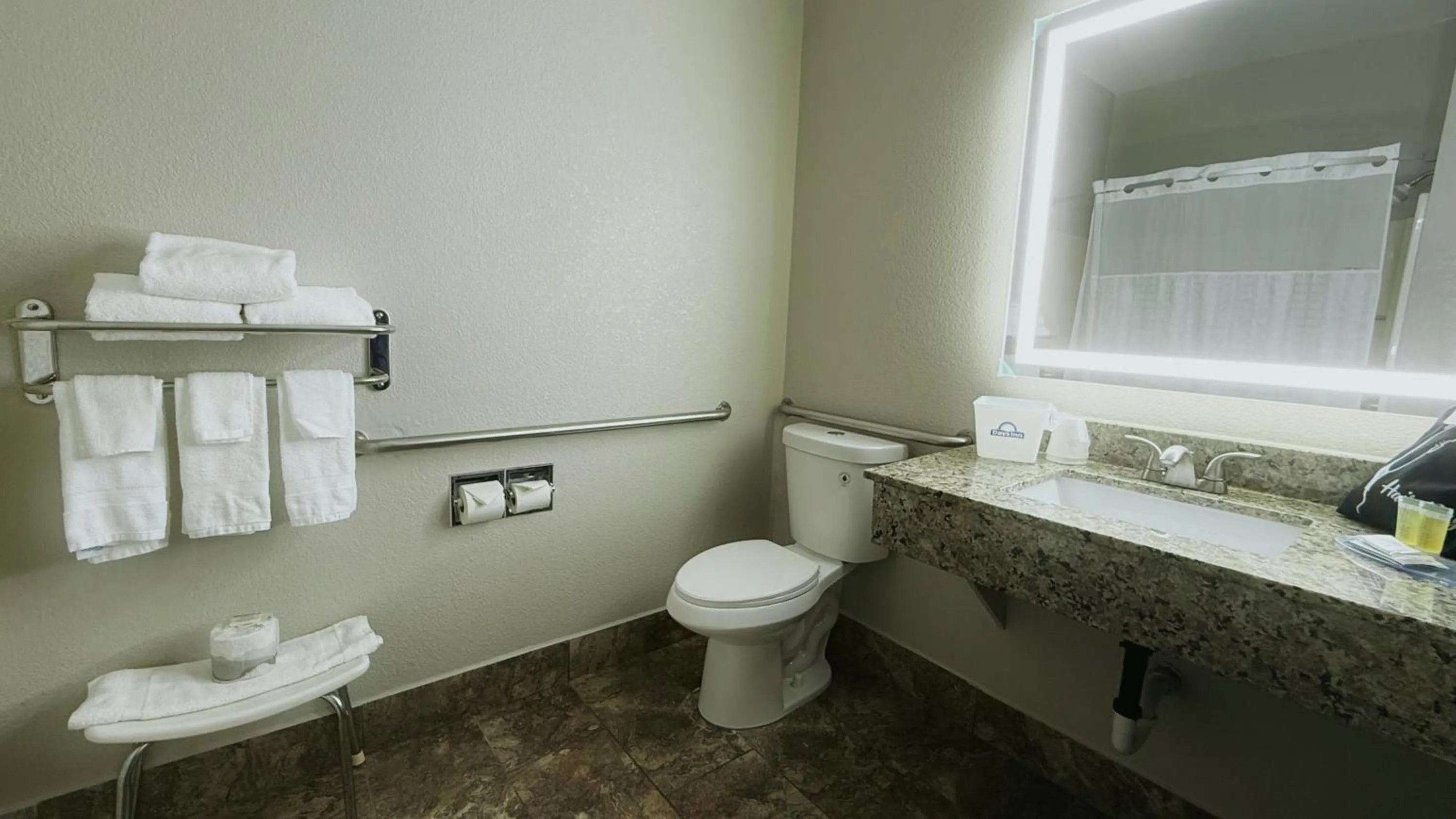Bathroom in Days Inn by Wyndham Mankato