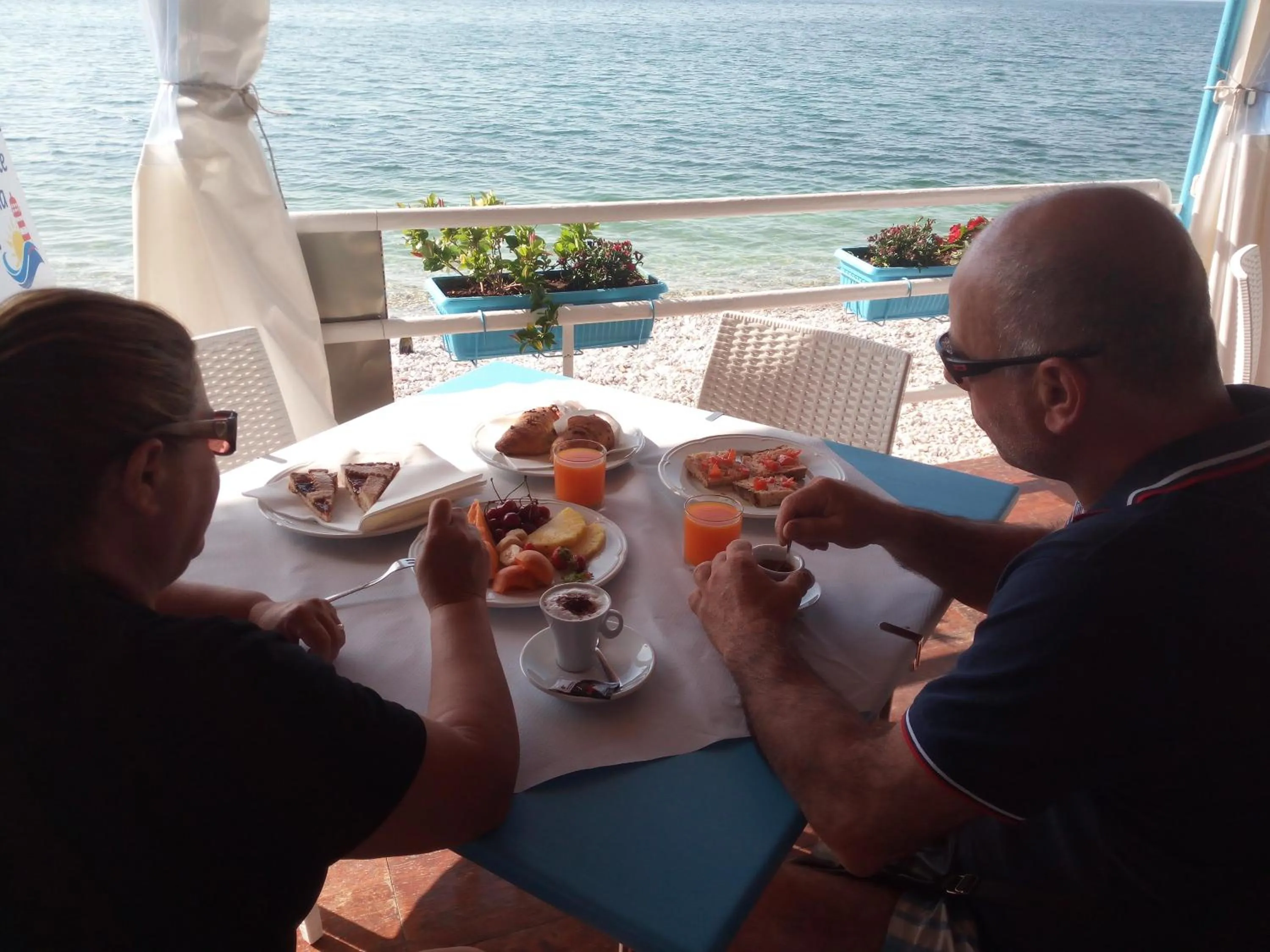 Food close-up in B&B Conca del Faro