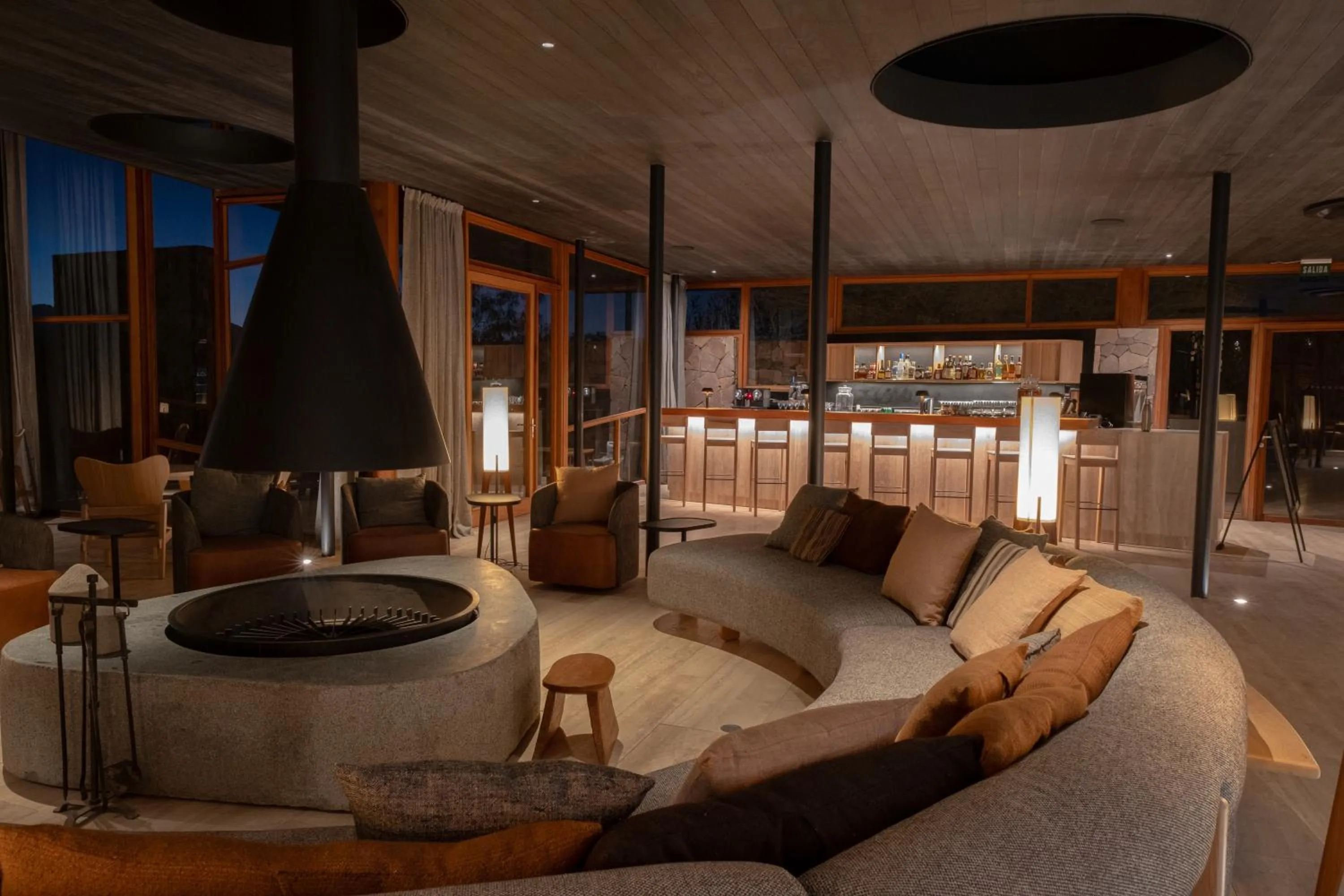 Living room in Tierra Atacama