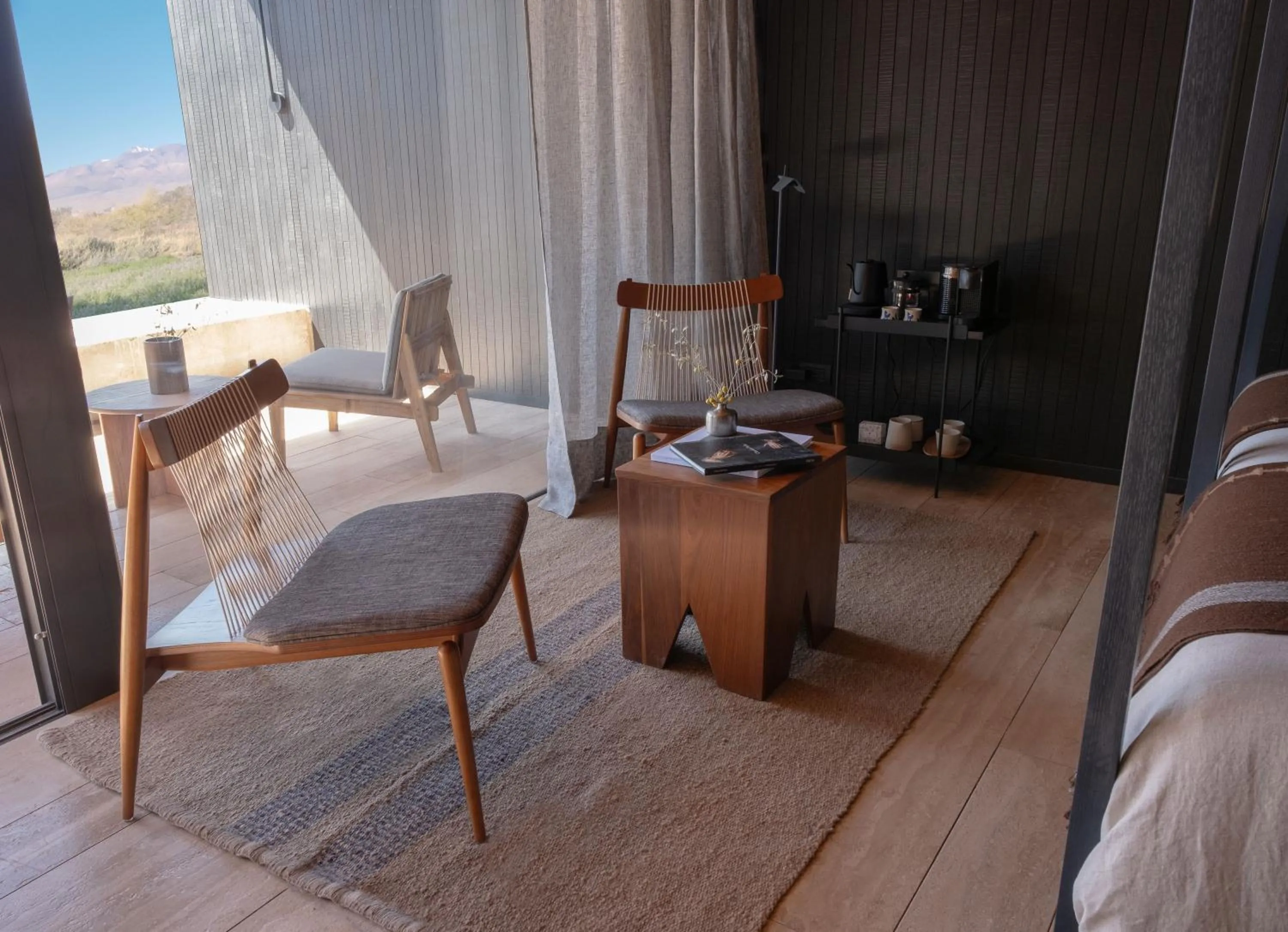 View (from property/room), Bed in Tierra Atacama