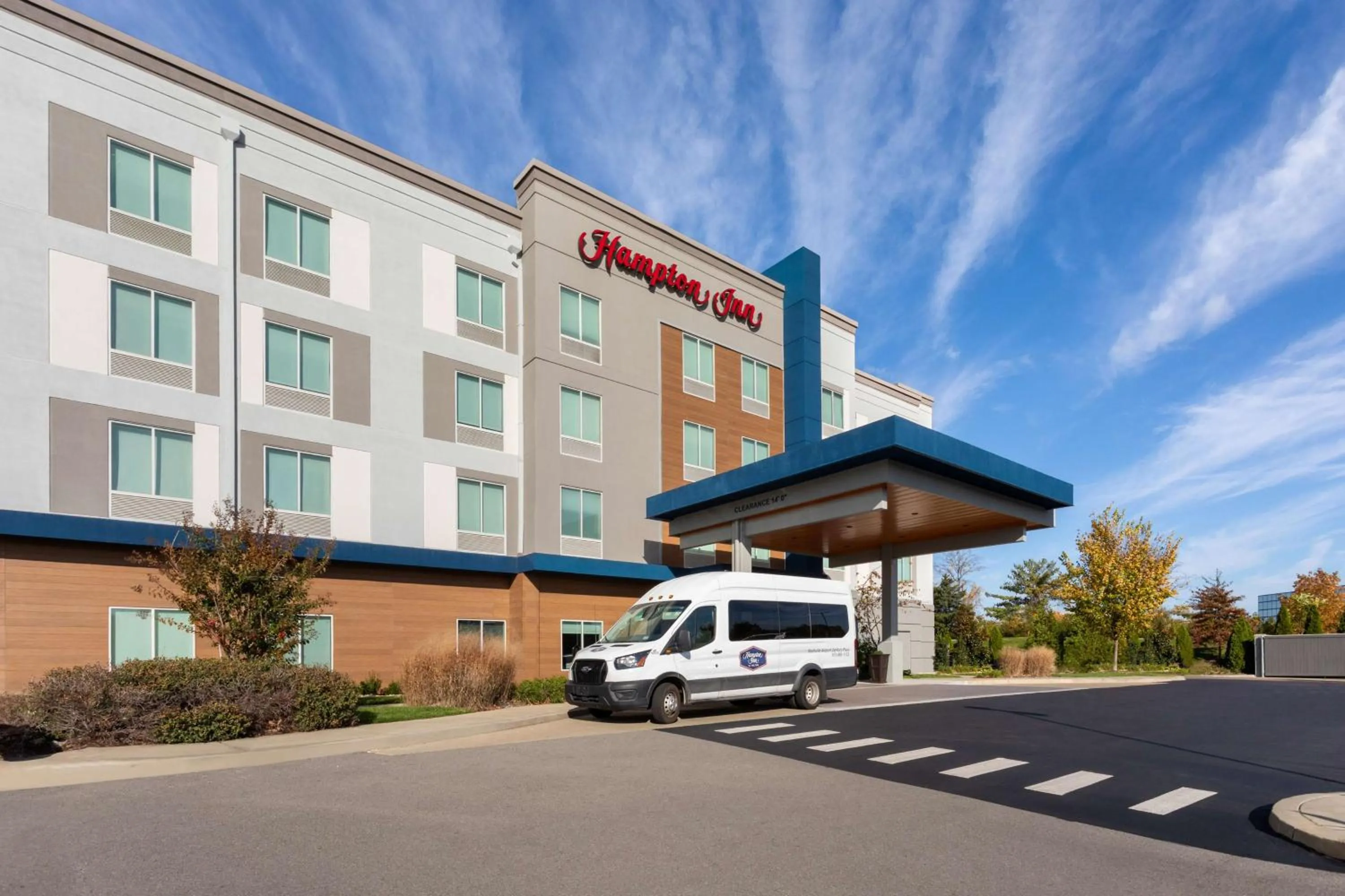 Property building in Hampton Inn by Hilton Nashville Airport Century Place