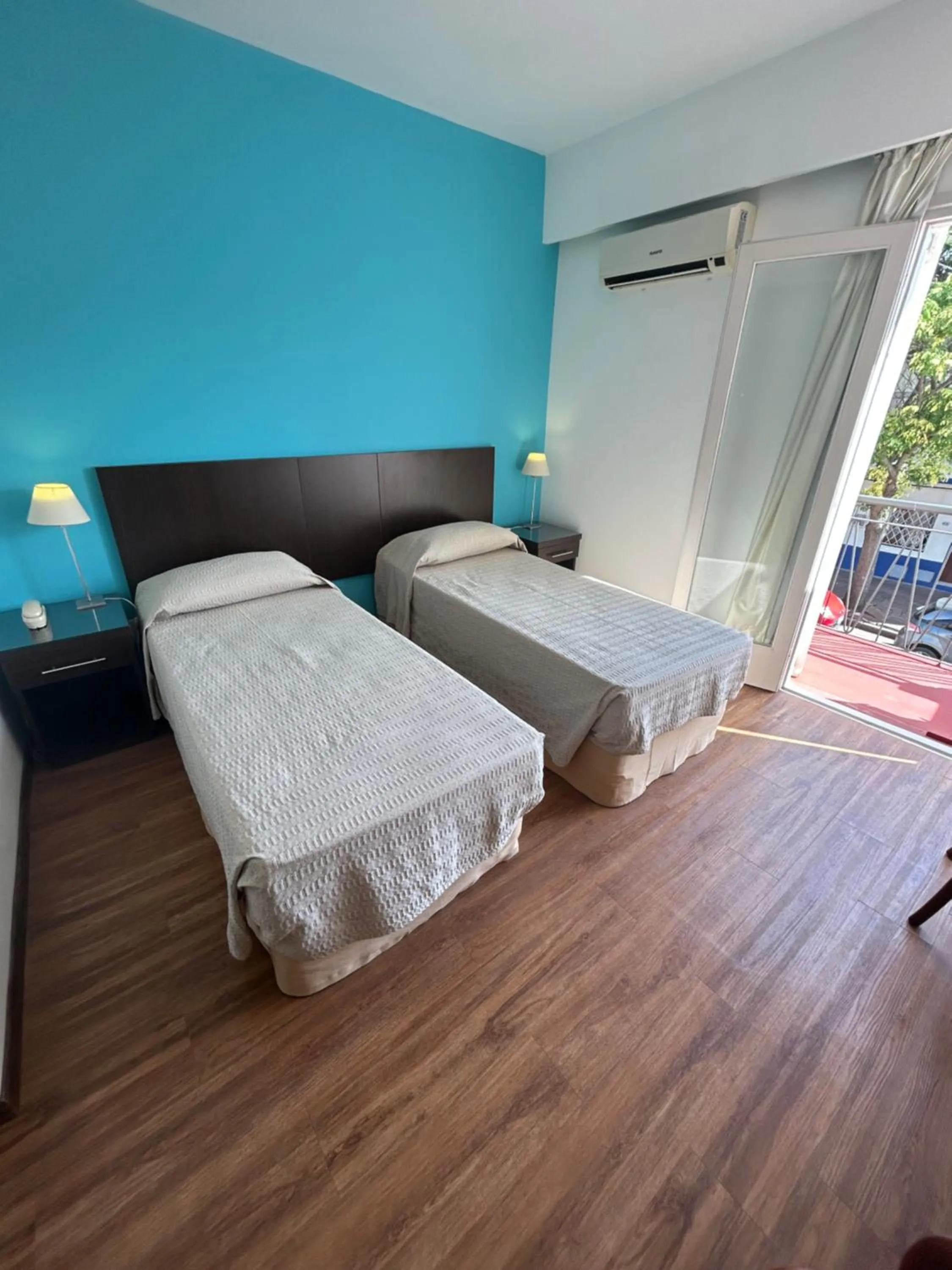 Bed in Hotel Tamariz