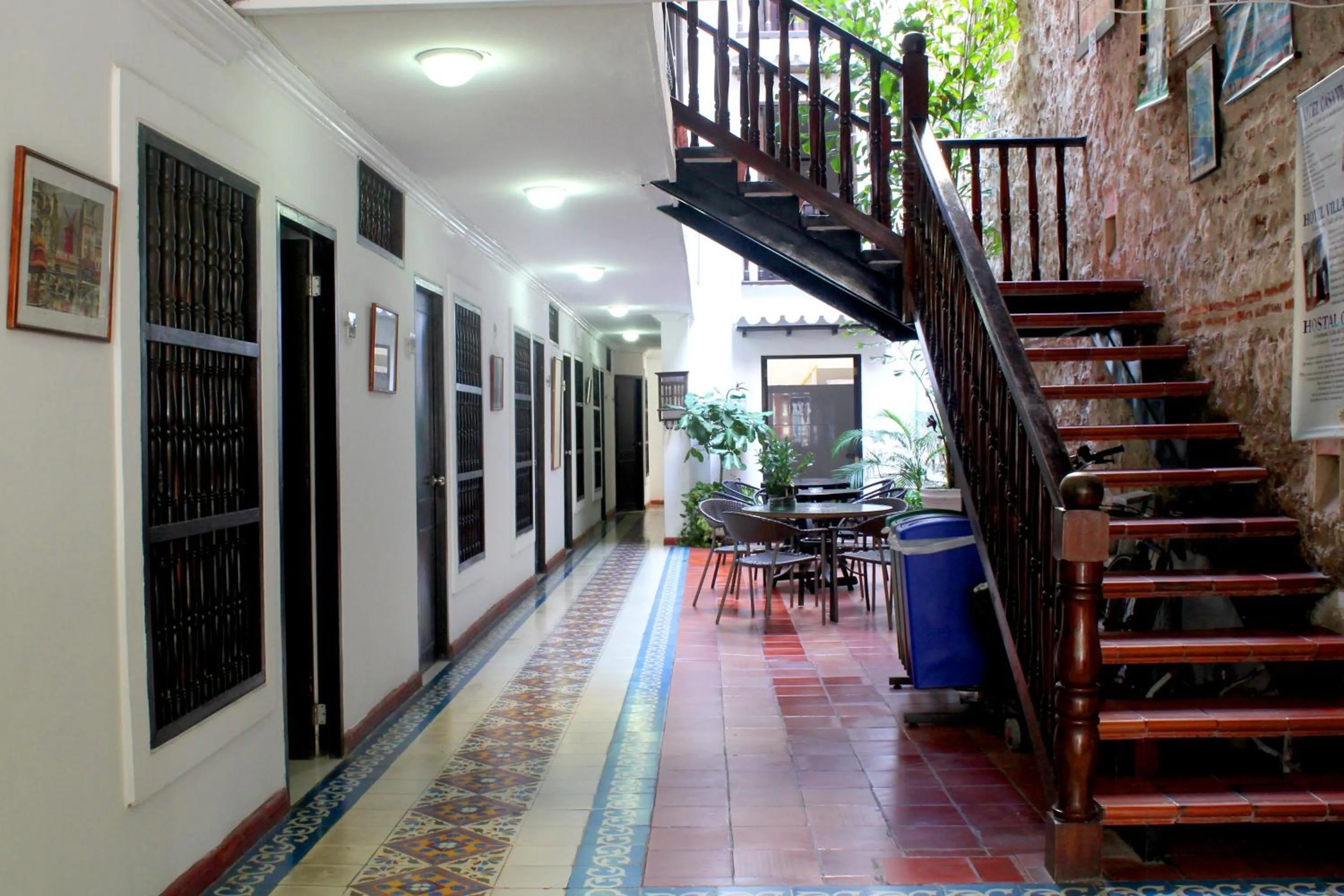 Patio in Hotel Villa Colonial By Akel Hotels