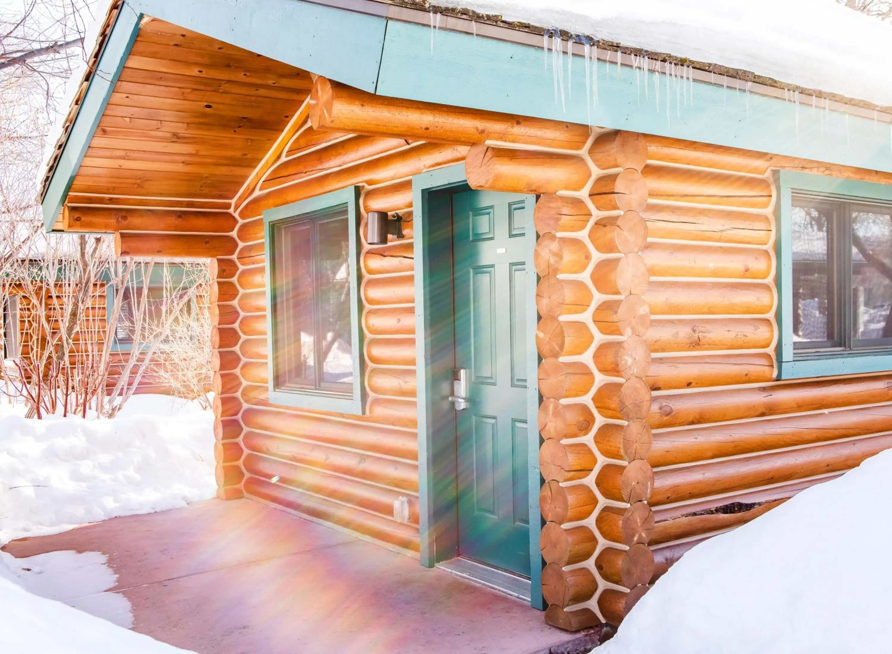 Property building in Flying Saddle Resort and Steak House