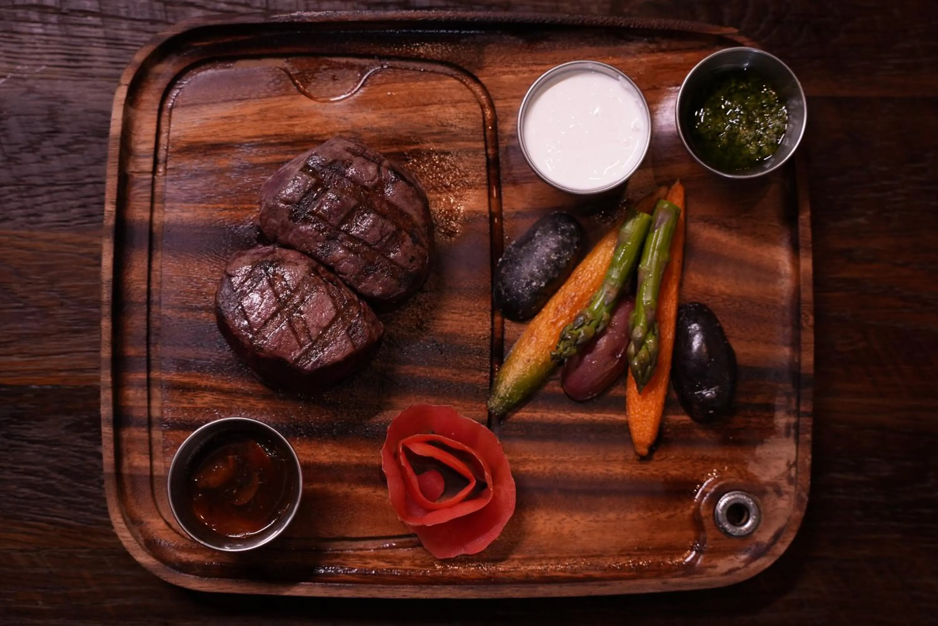 Restaurant/places to eat in Flying Saddle Resort and Steak House