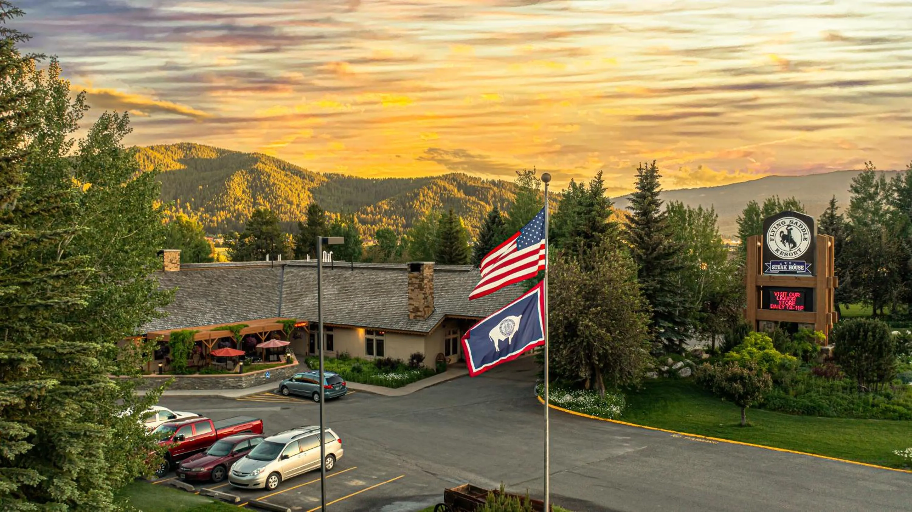 Natural landscape in Flying Saddle Resort and Steak House