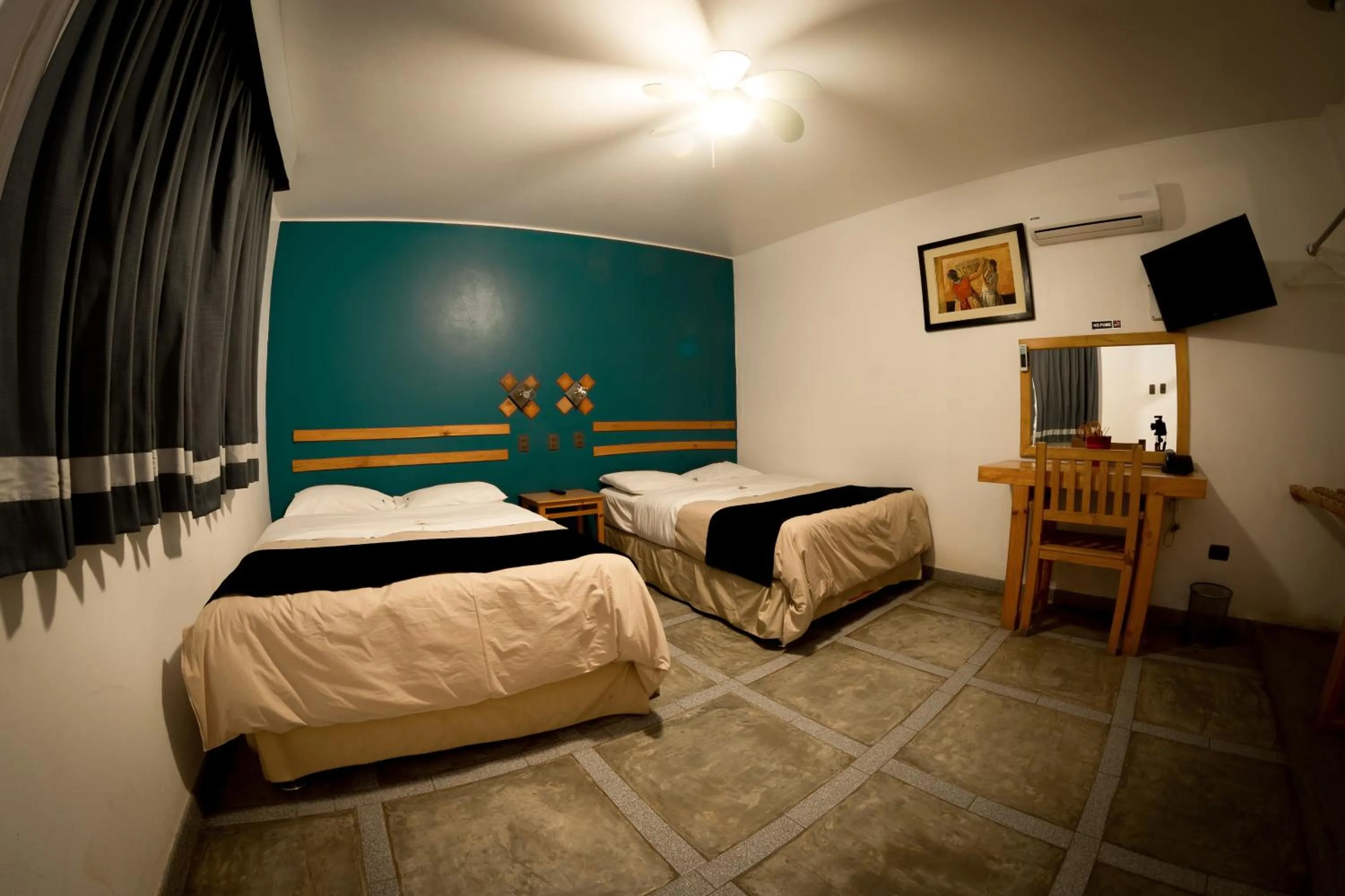 Bed in Hotel Villa Jazmin