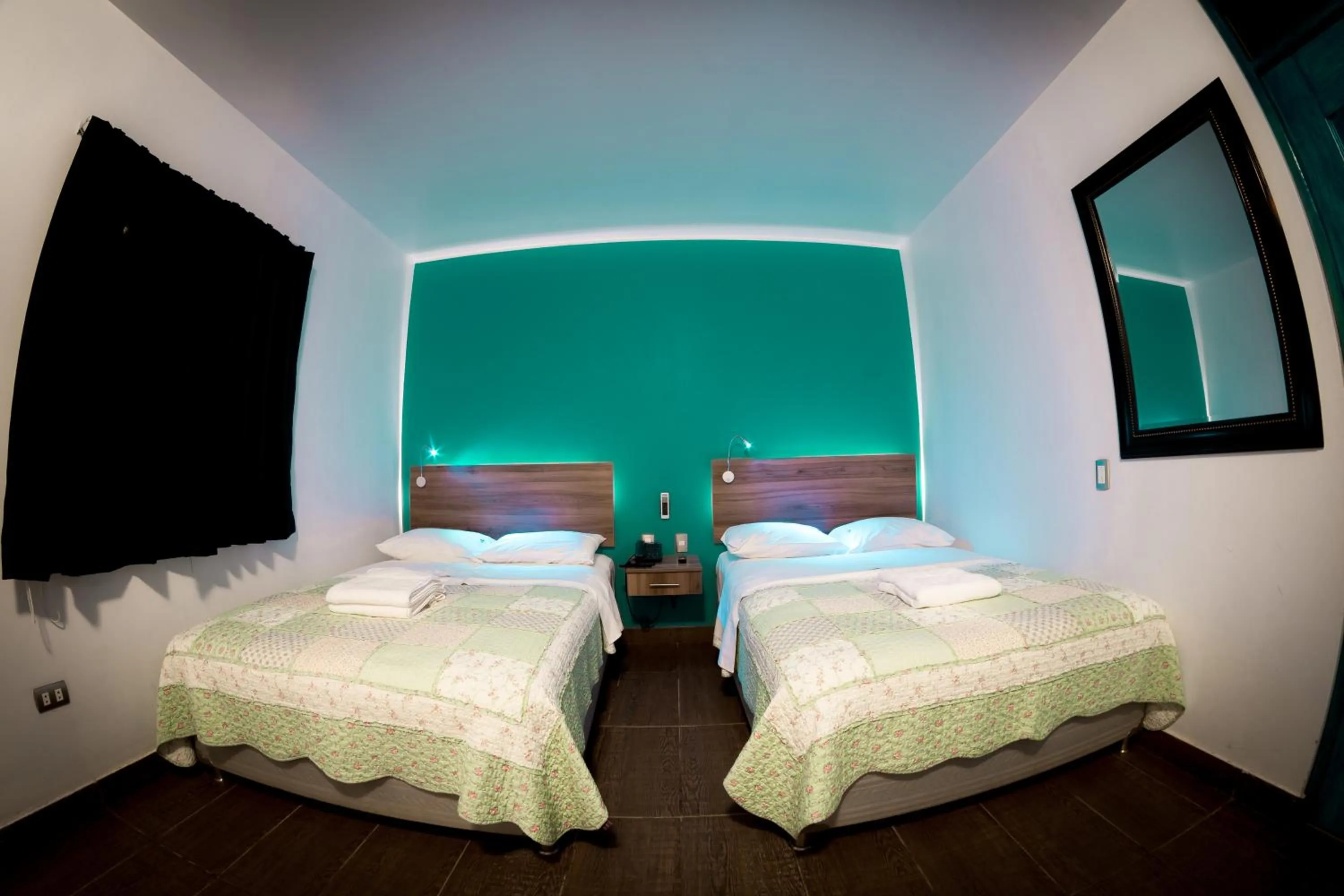 Bed in Hotel Villa Jazmin