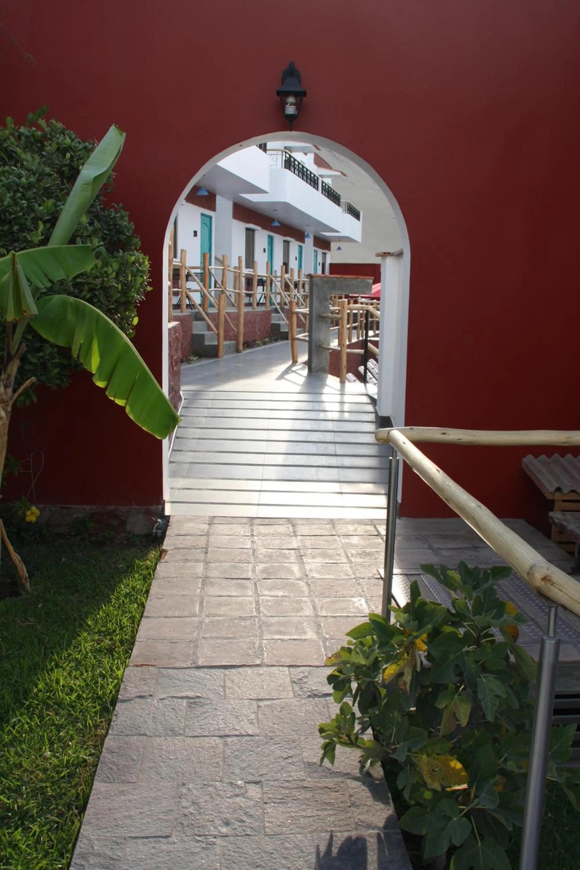 Facade/entrance in Hotel Villa Jazmin
