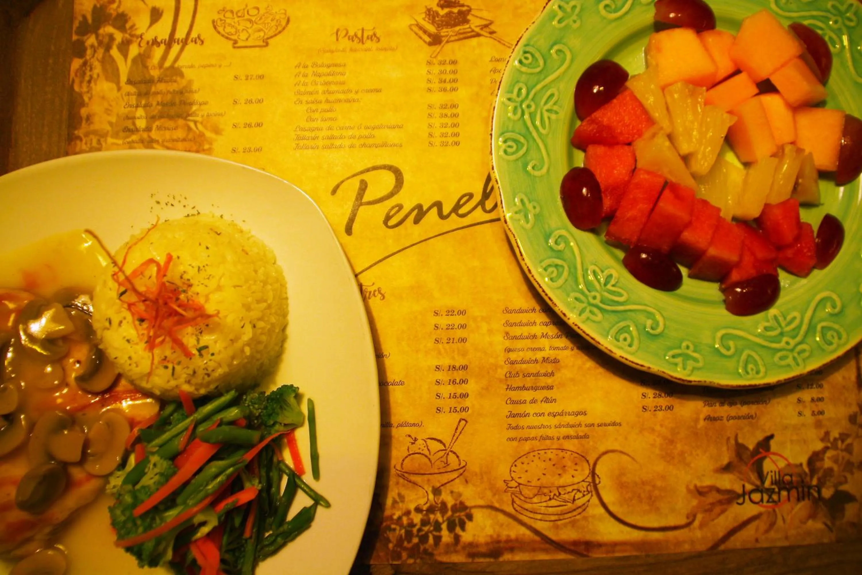 Restaurant/places to eat in Hotel Villa Jazmin