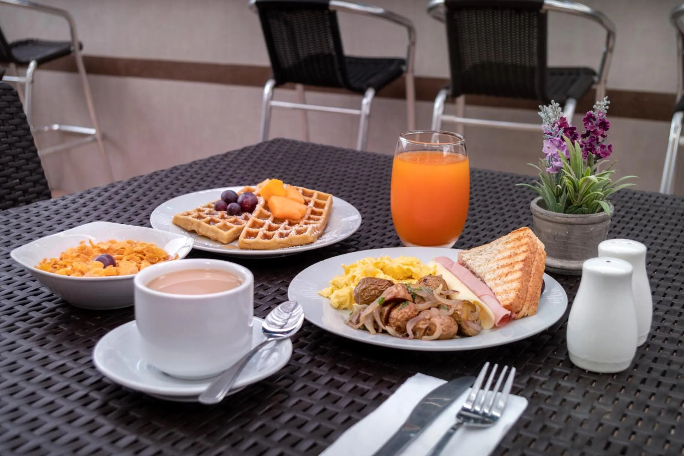 Dining area in Hotel Villa Jazmin