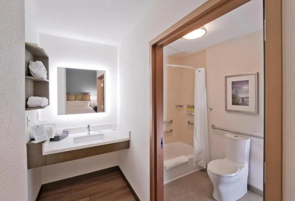 Bathroom in Candlewood Suites Baltimore - Inner Harbor by IHG