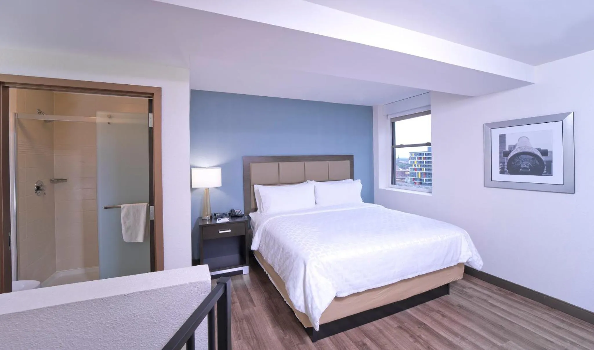Photo of the whole room, Bed in Candlewood Suites Baltimore - Inner Harbor by IHG