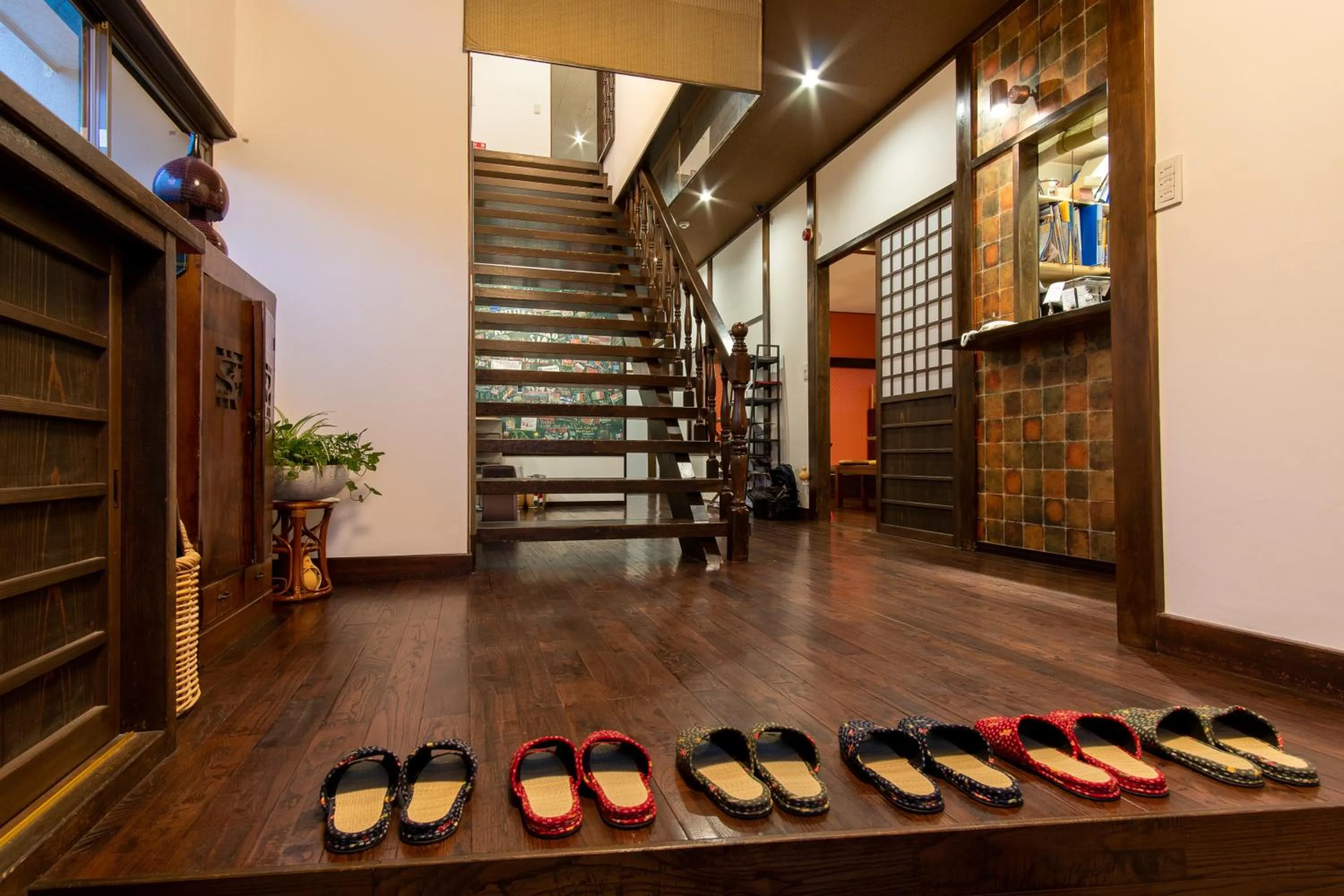 Lobby or reception in HOSTEL MICHIKUSA-YA