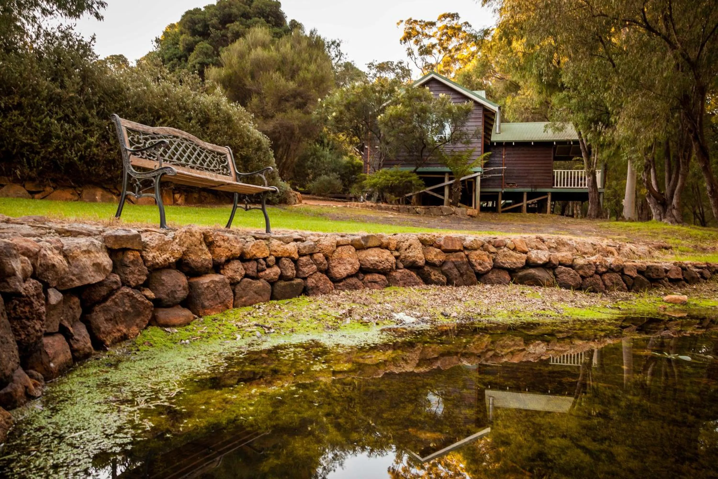 Bird's eye view in Riverglen Chalets