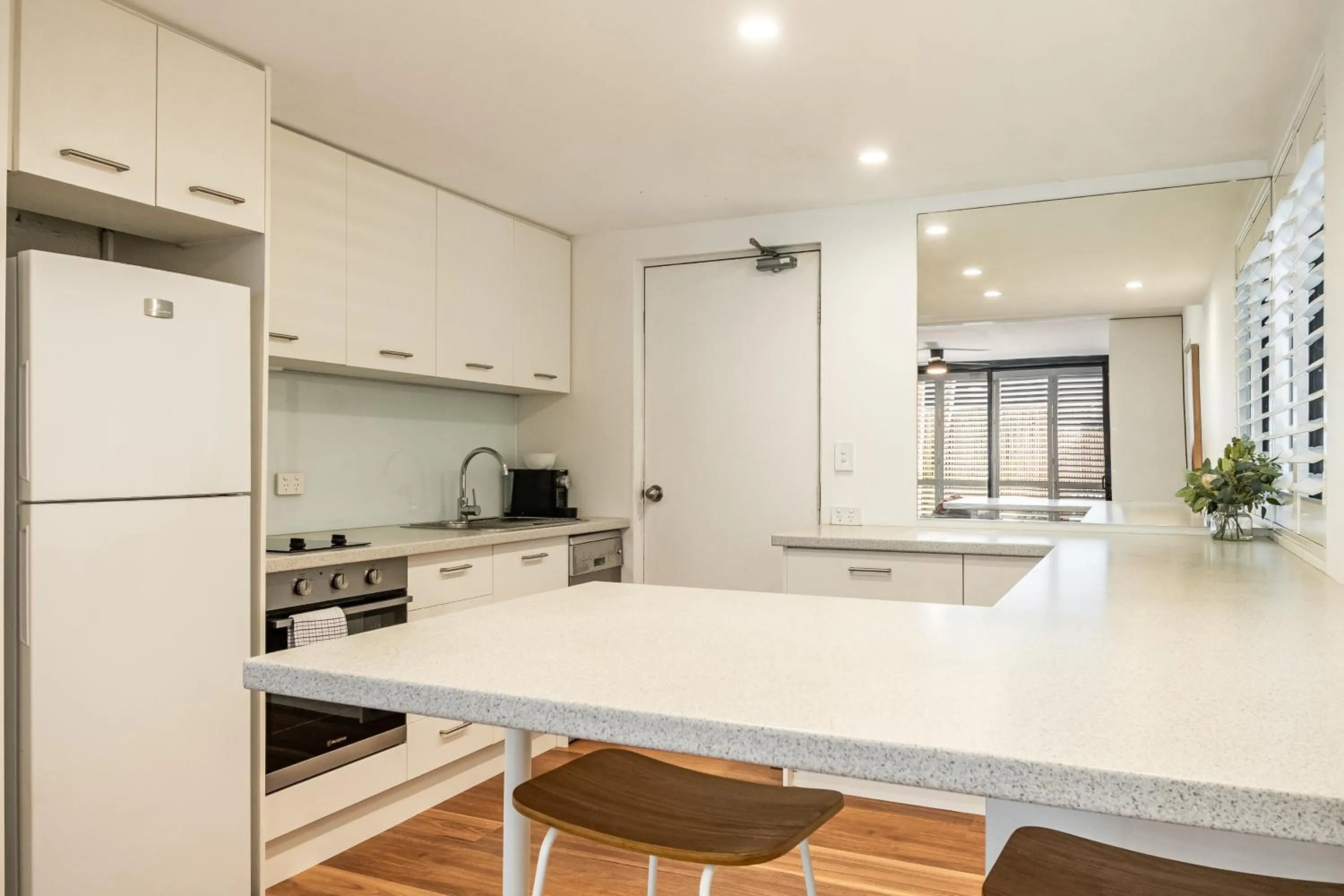 kitchen in Julians Apartments