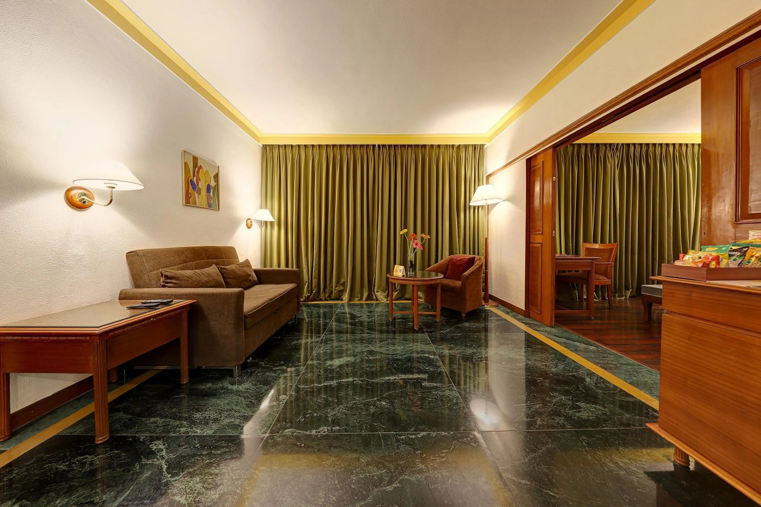 Living room in The Central Park