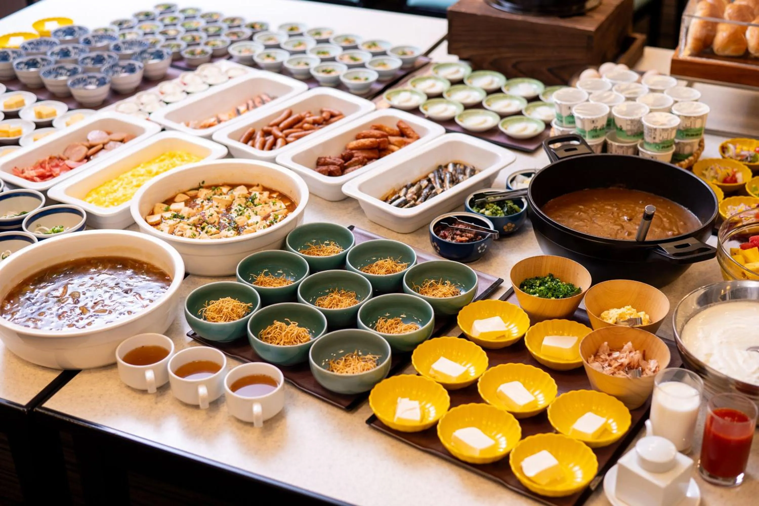 Buffet breakfast in Central Hotel Sasebo