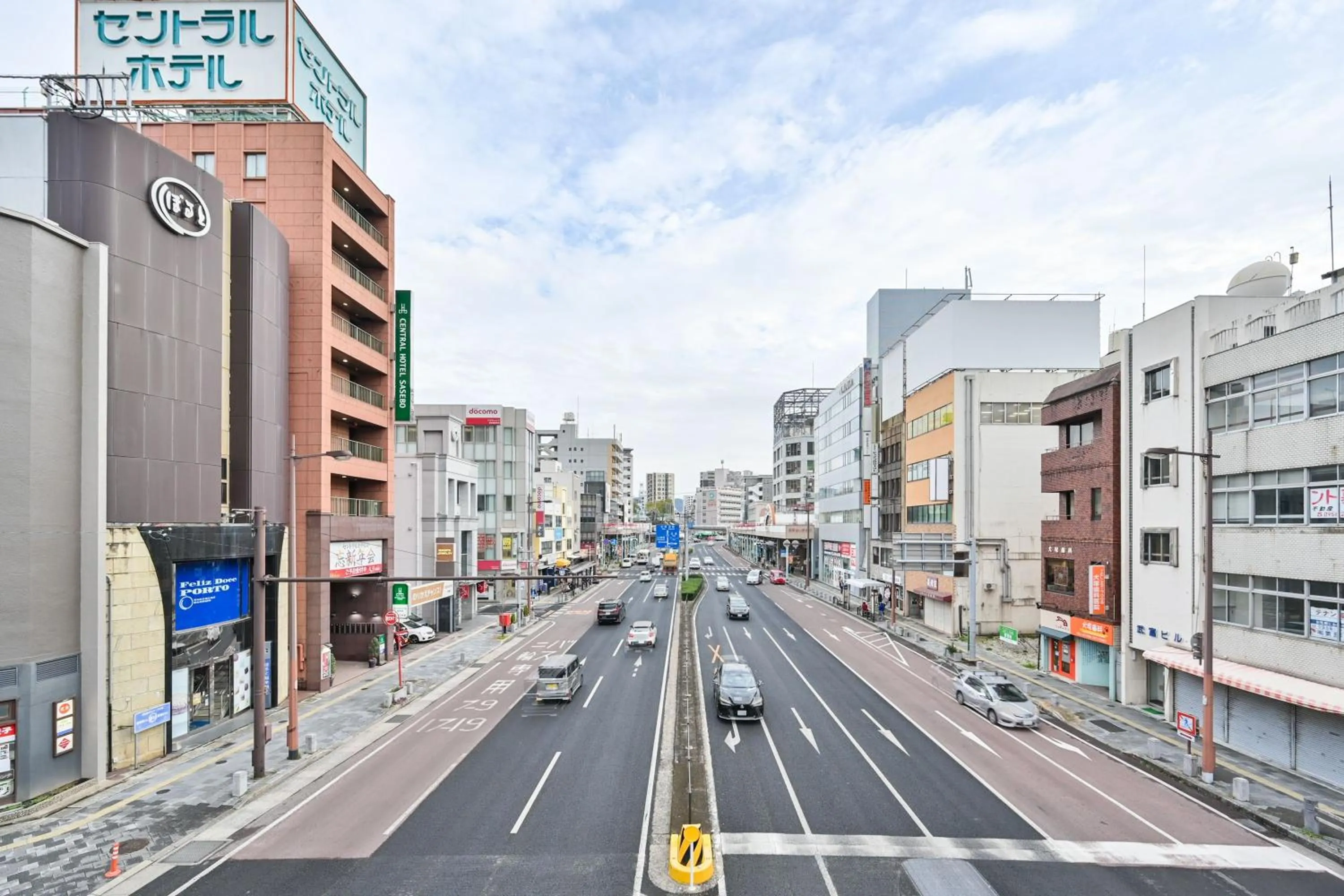 Property building in Central Hotel Sasebo