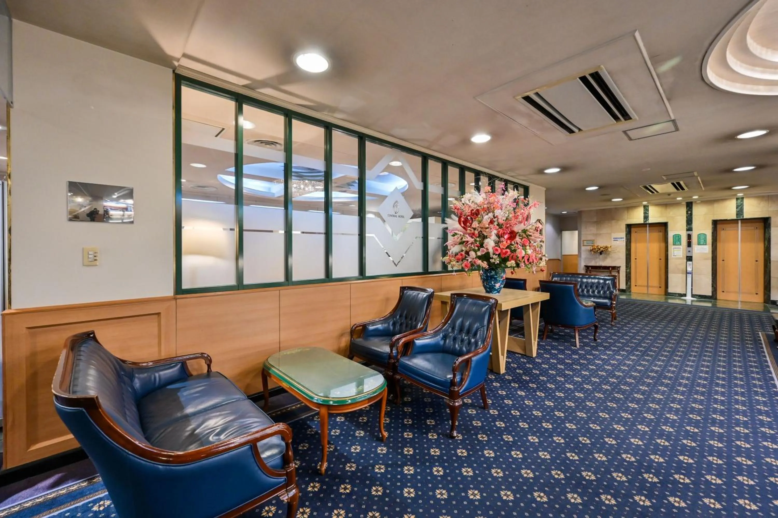 Lobby or reception in Central Hotel Sasebo