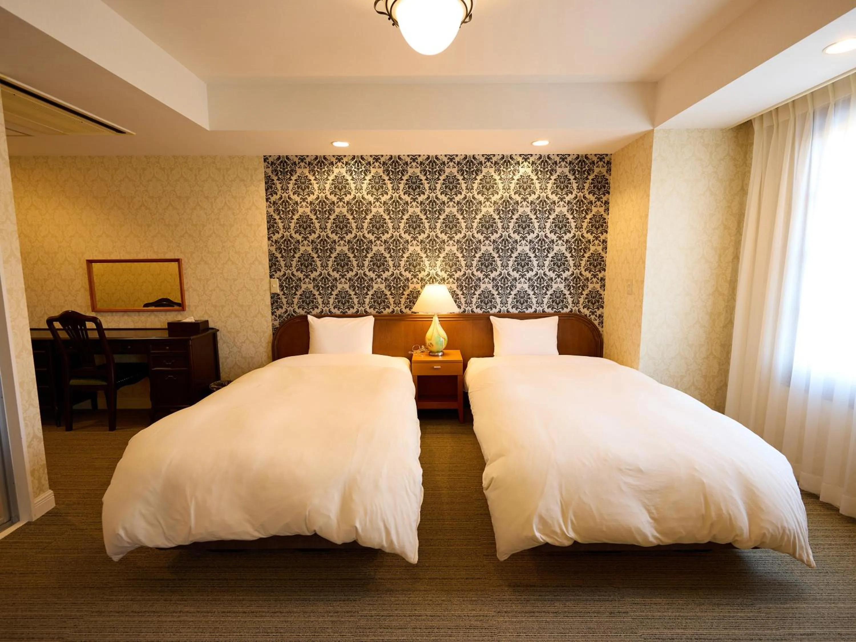 Photo of the whole room, Bed in Nikko Station Hotel Classic