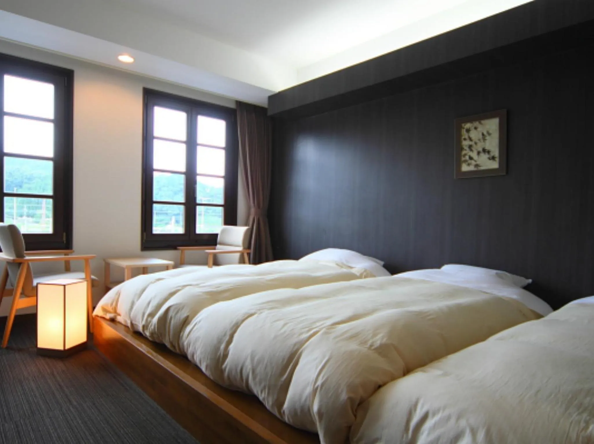 Bed in Nikko Station Hotel Classic