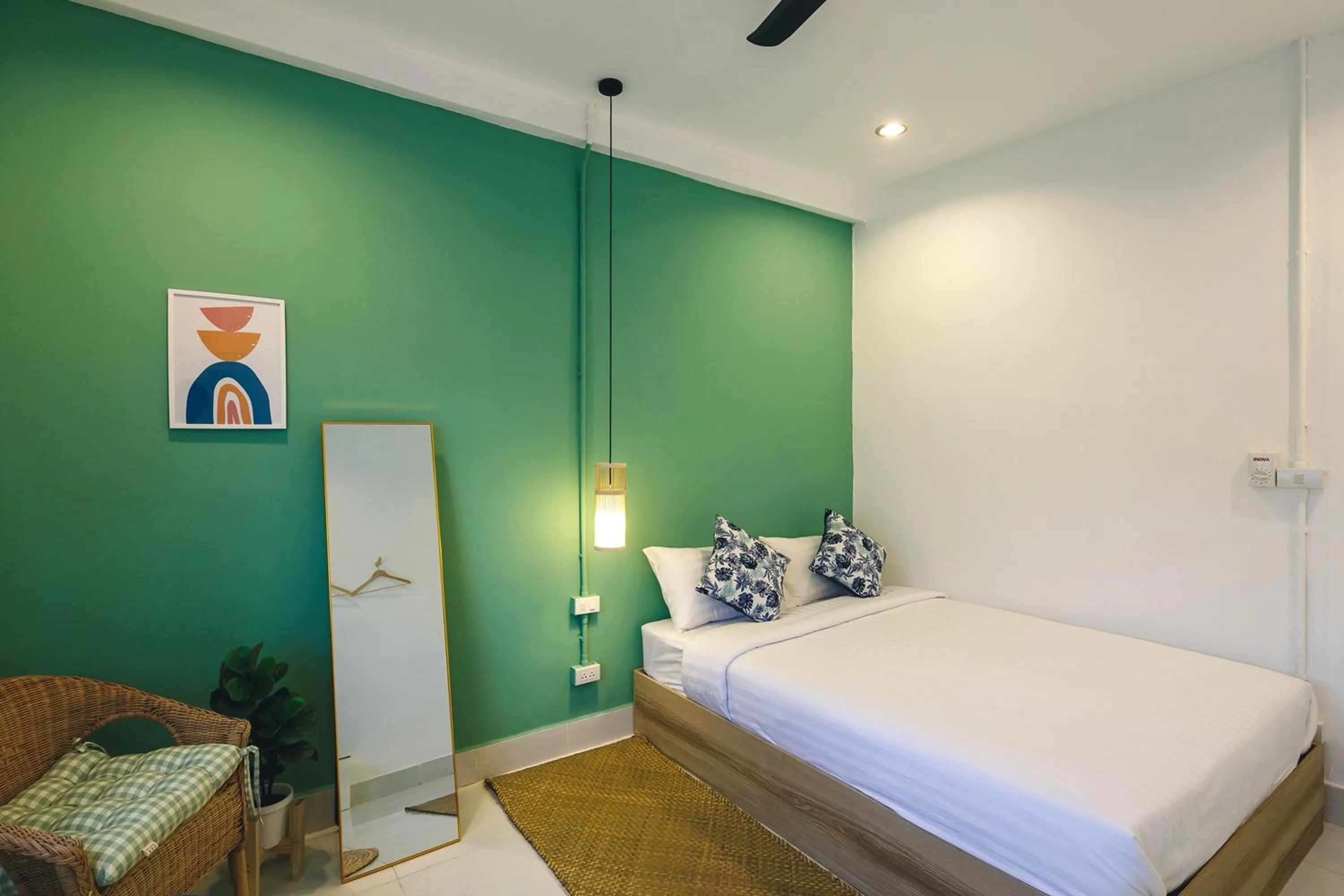 Bed in Yindee Travellers Lodge