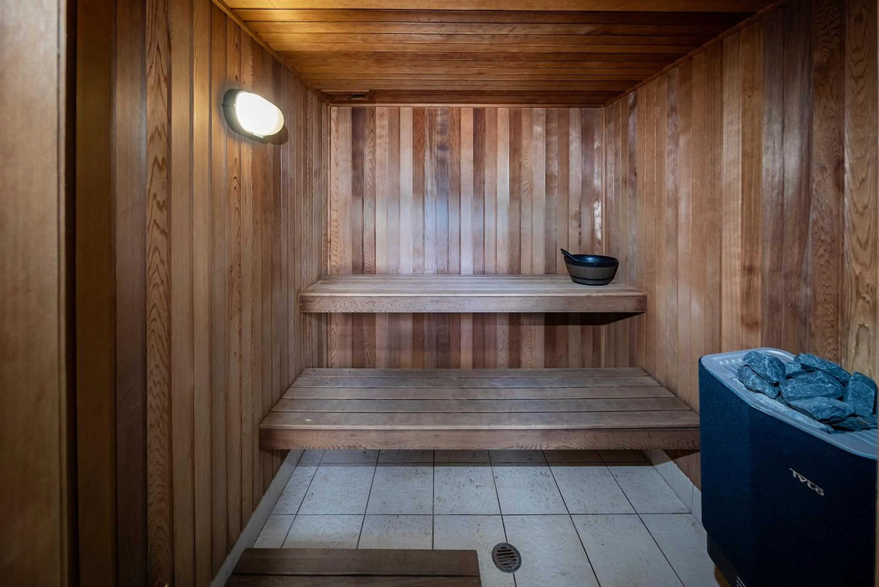 Sauna in The Bay Apartments
