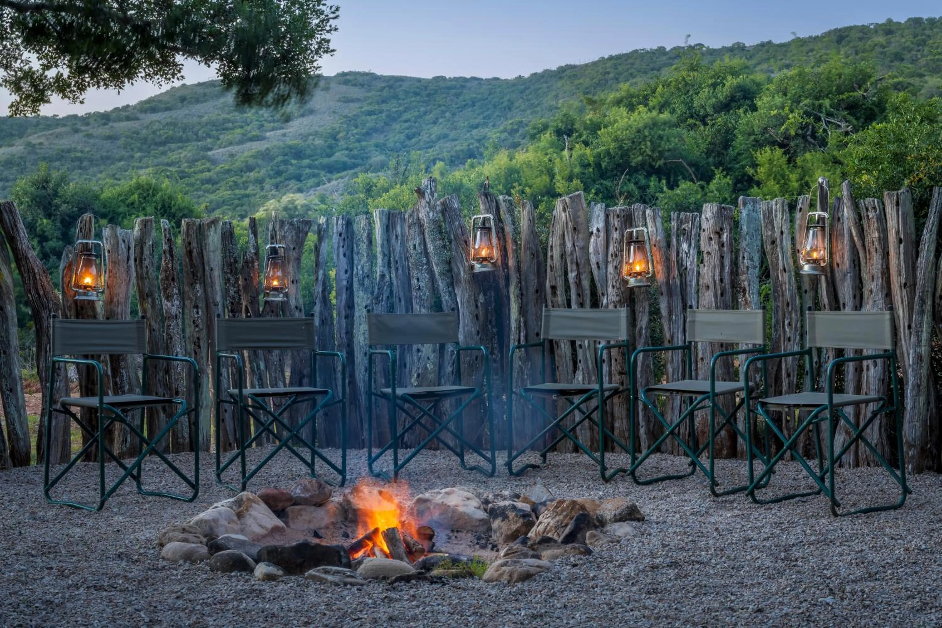 Natural landscape in HillsNek Safari Camp – Amakhala Game Reserve