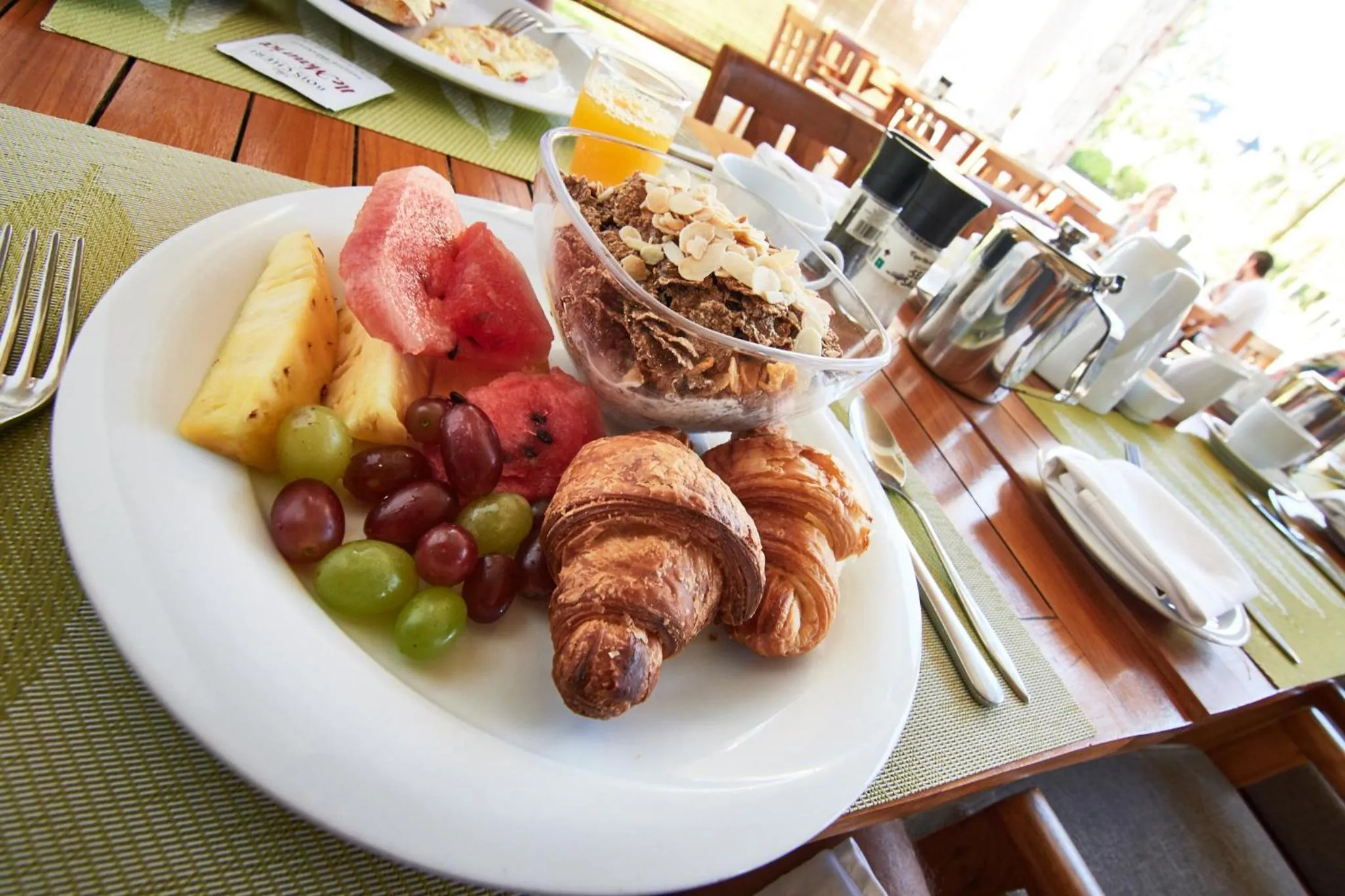 Food close-up in The Ravenala Attitude