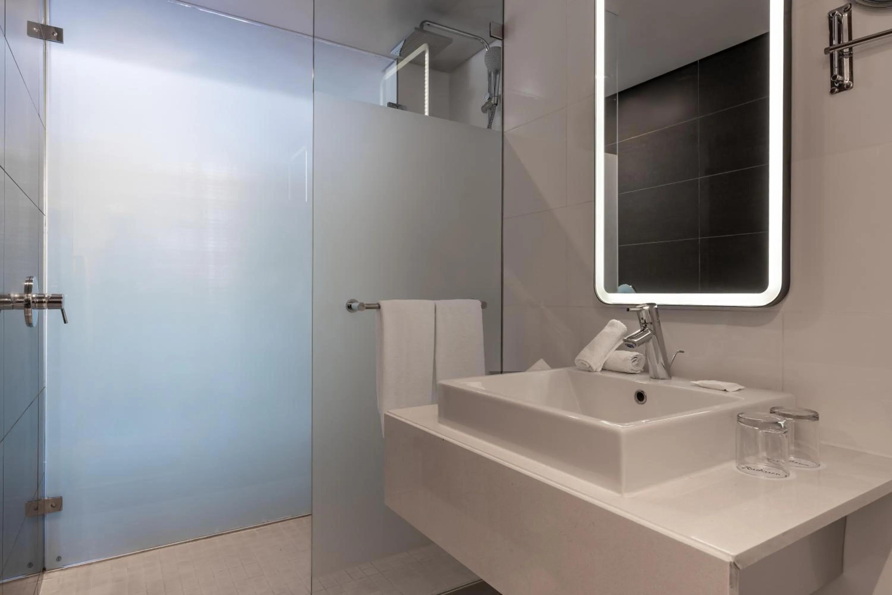 Shower in Radisson Hotel Cape Town Foreshore