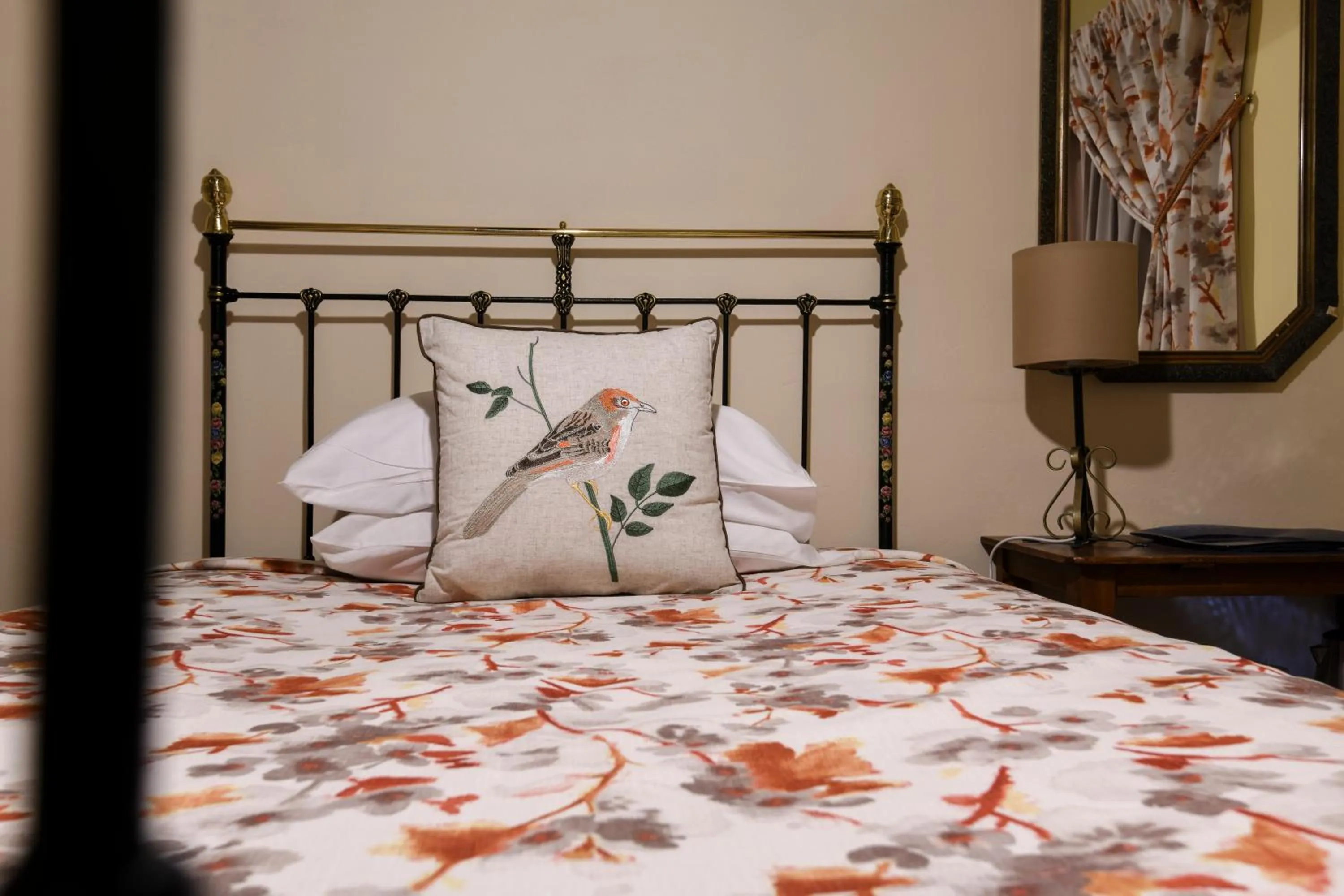 Decorative detail, Bed in Maria Giovanna Guest House