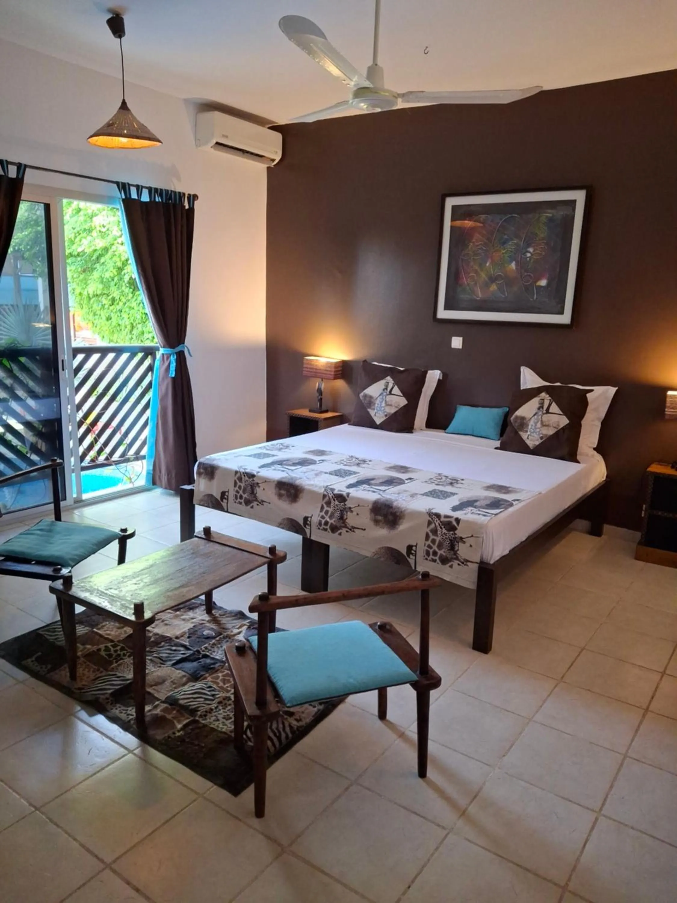 Bed in La Maison Abaka