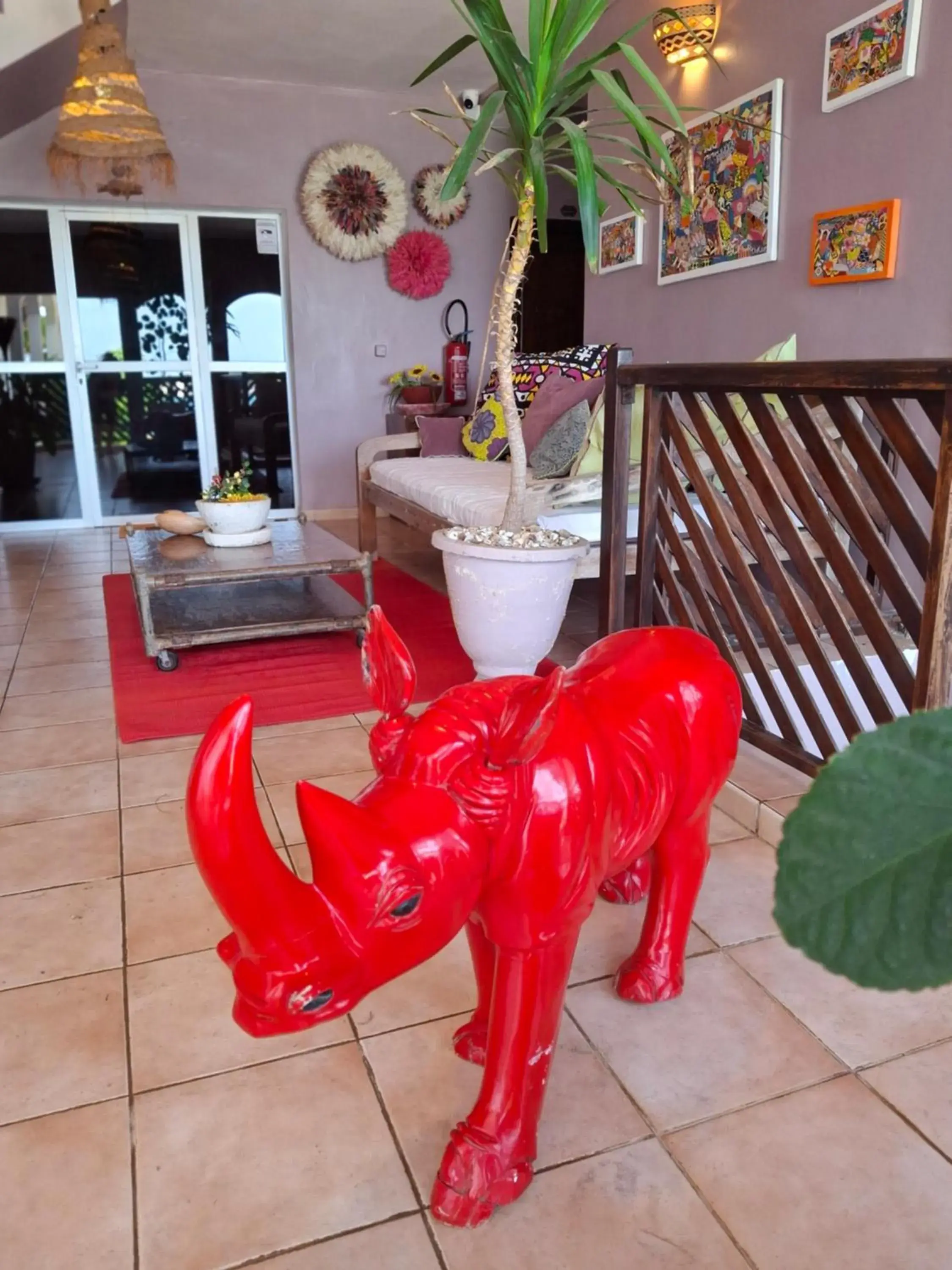 Double or Twin Room with Street View in La Maison Abaka Double or Twin Room with Street View in La Maison Abaka