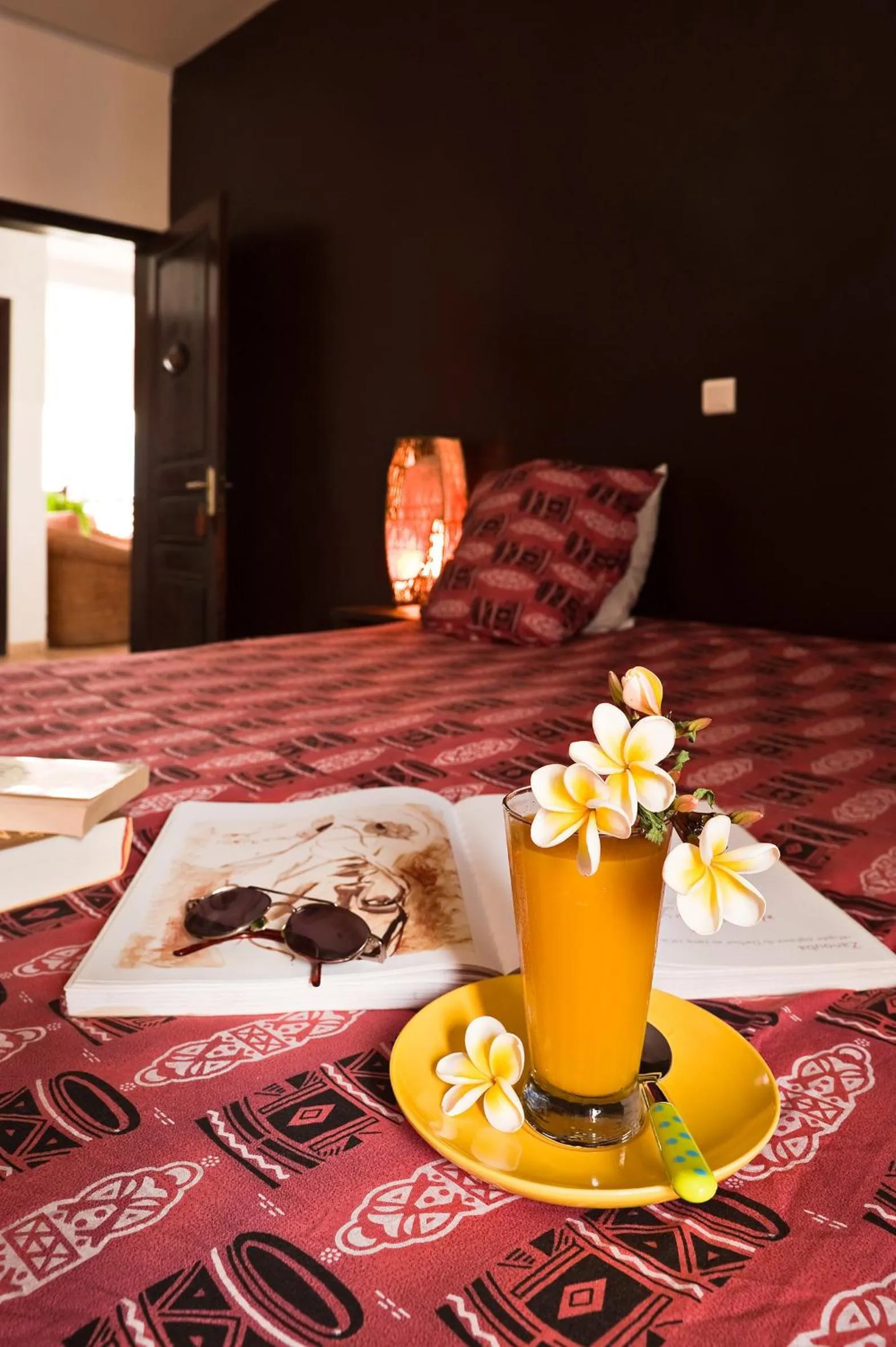 Bed in La Maison Abaka