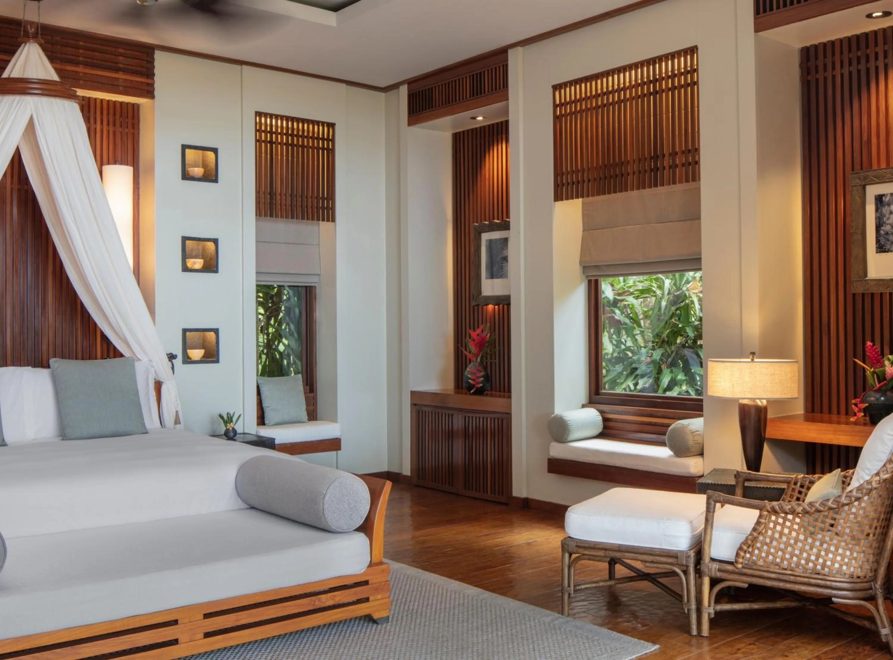 Bedroom, Bed in Anantara Maia Seychelles Villas
