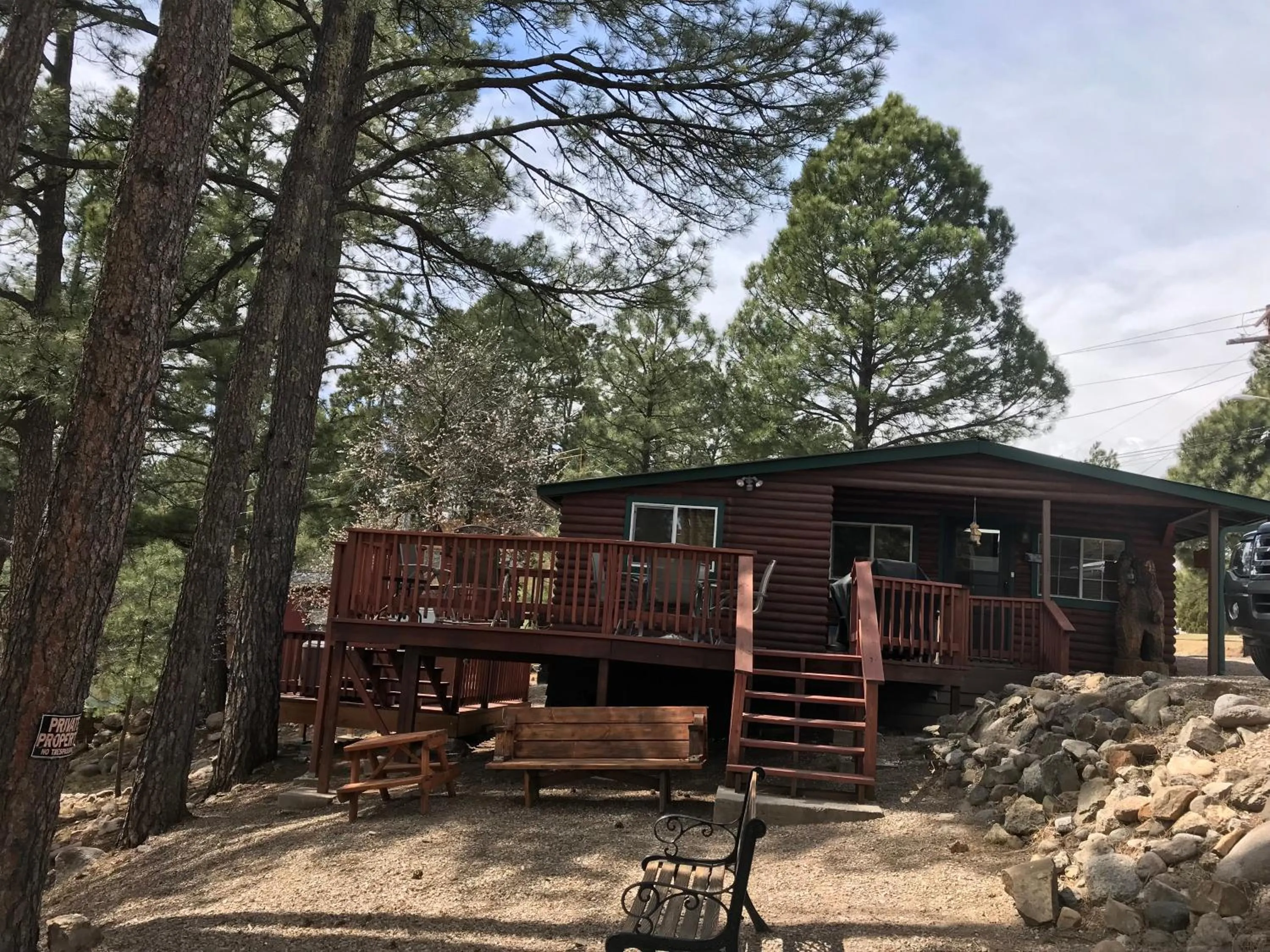 Property building in Gonzales Cozy Little Bear Cabin
