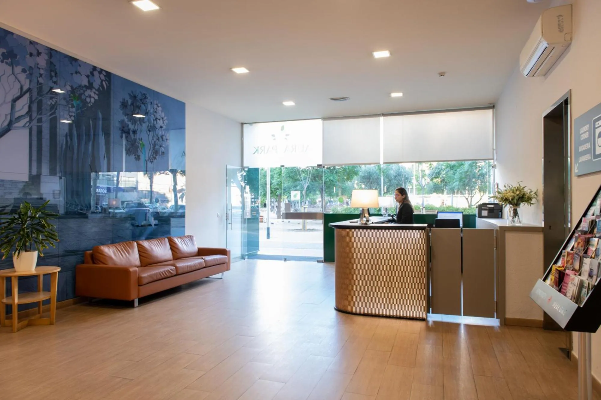Lobby or reception in Apartamentos Aura Park Fira BCN