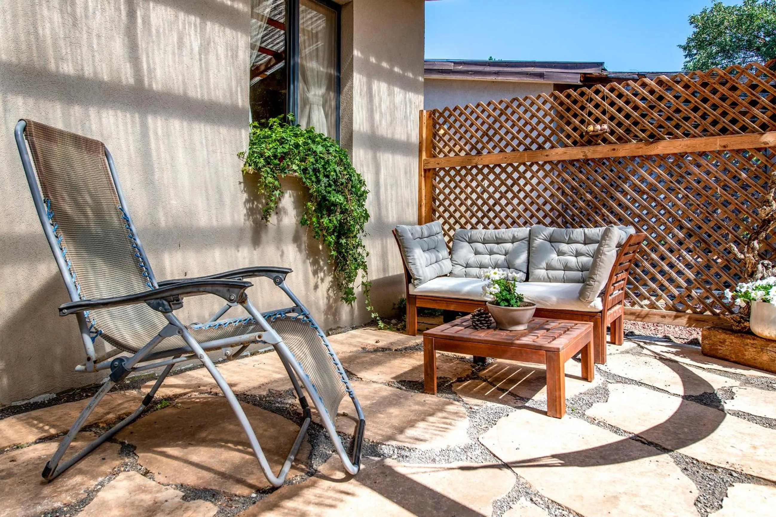 Balcony/Terrace in Gate Away B&B Units - המקום באל רום