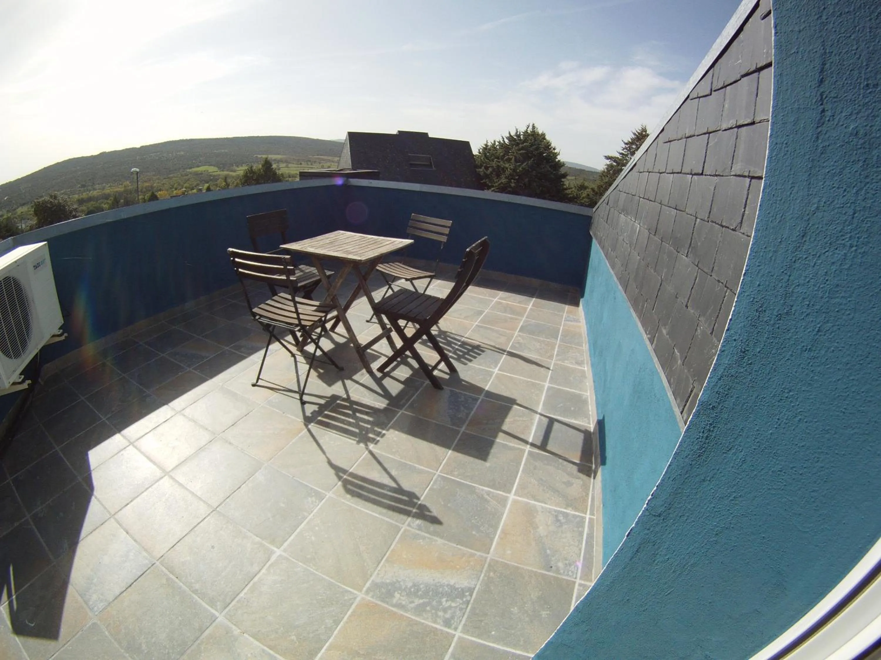 Balcony/Terrace in Hotel Rural La Pedriza Original