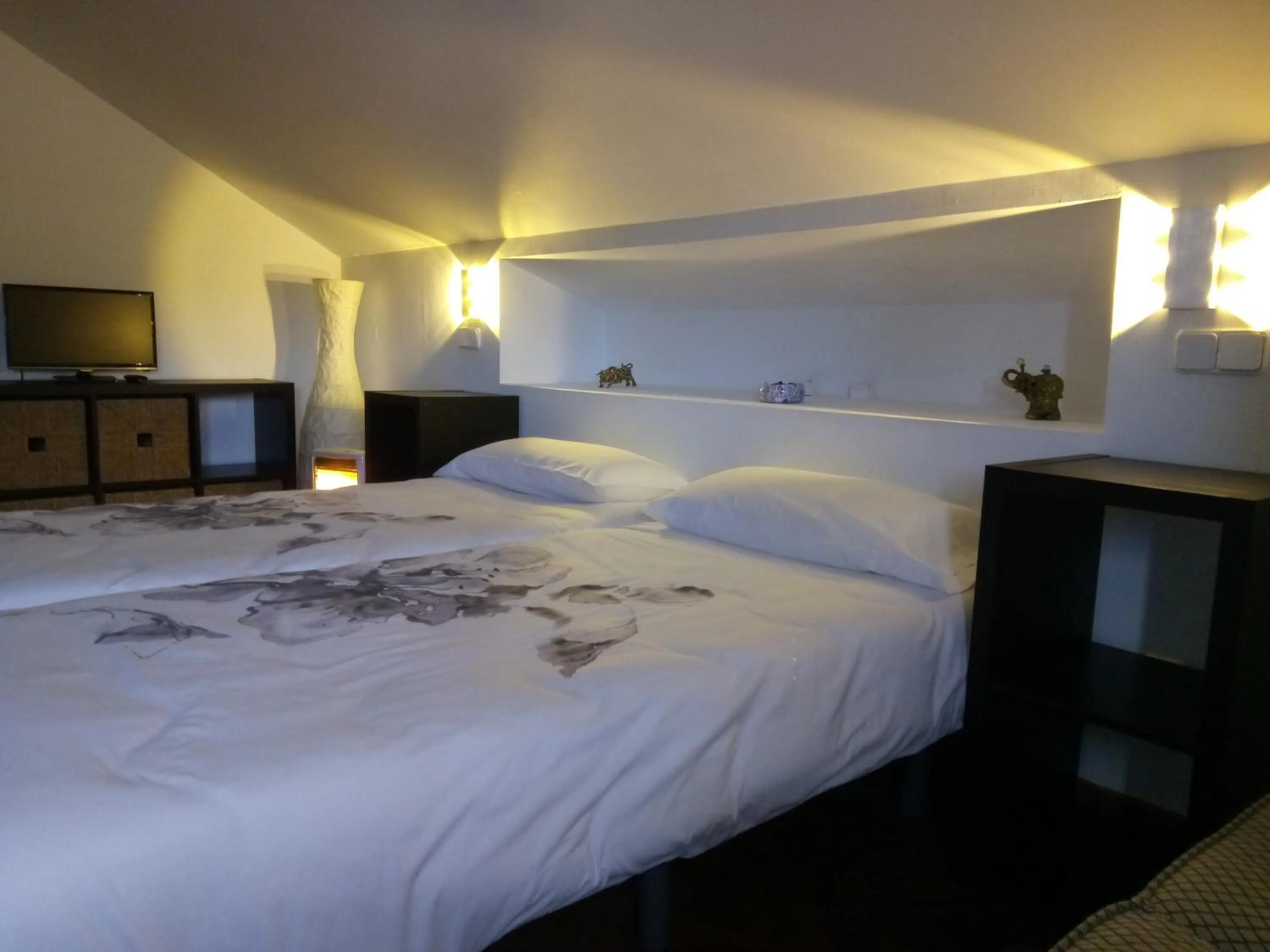 Bed in Hotel Rural La Pedriza Original